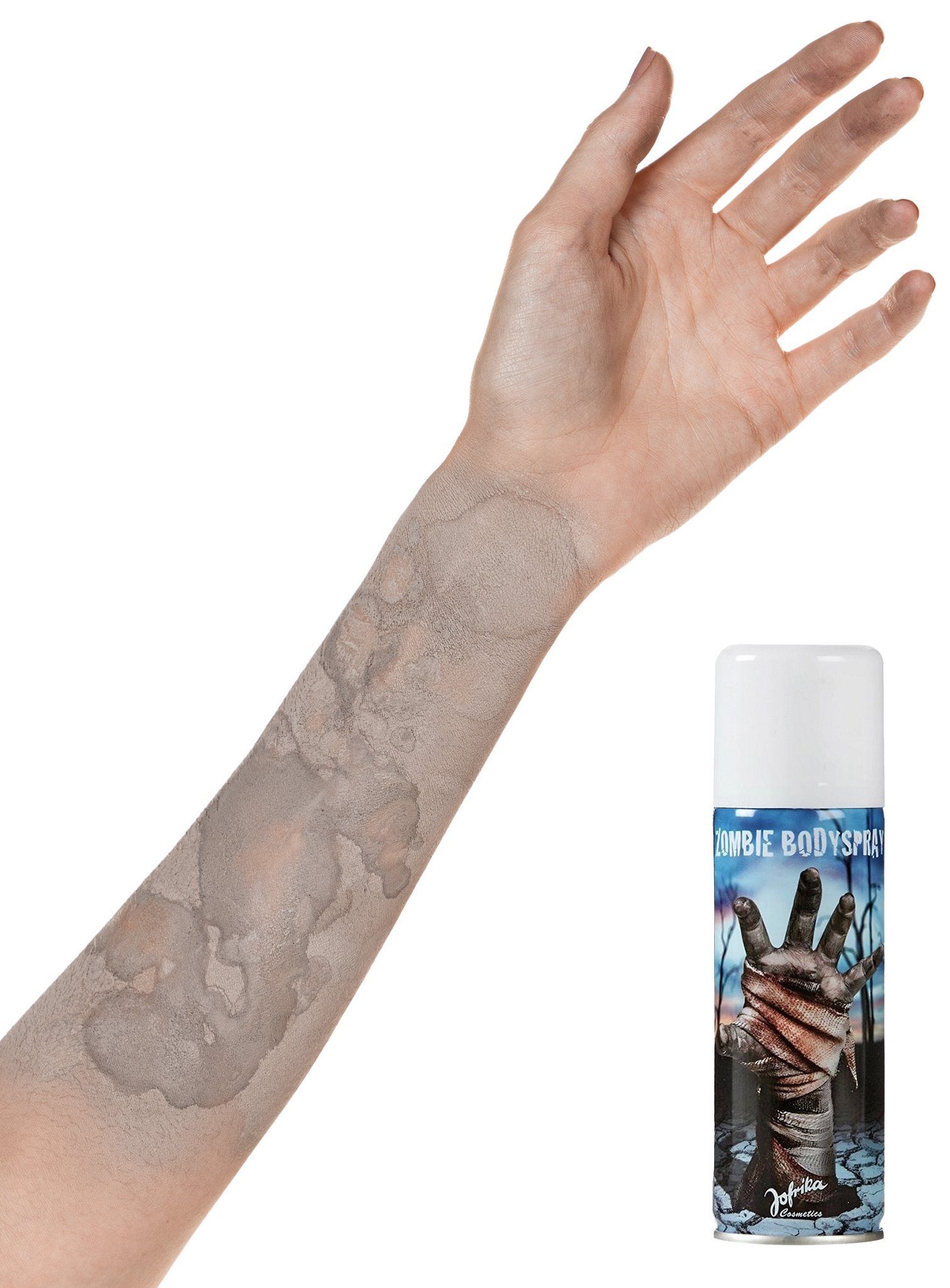 Rubie´s Theaterschminke Zombie Bodyspray, Graue Farbe für einen ungesund untoten Teint