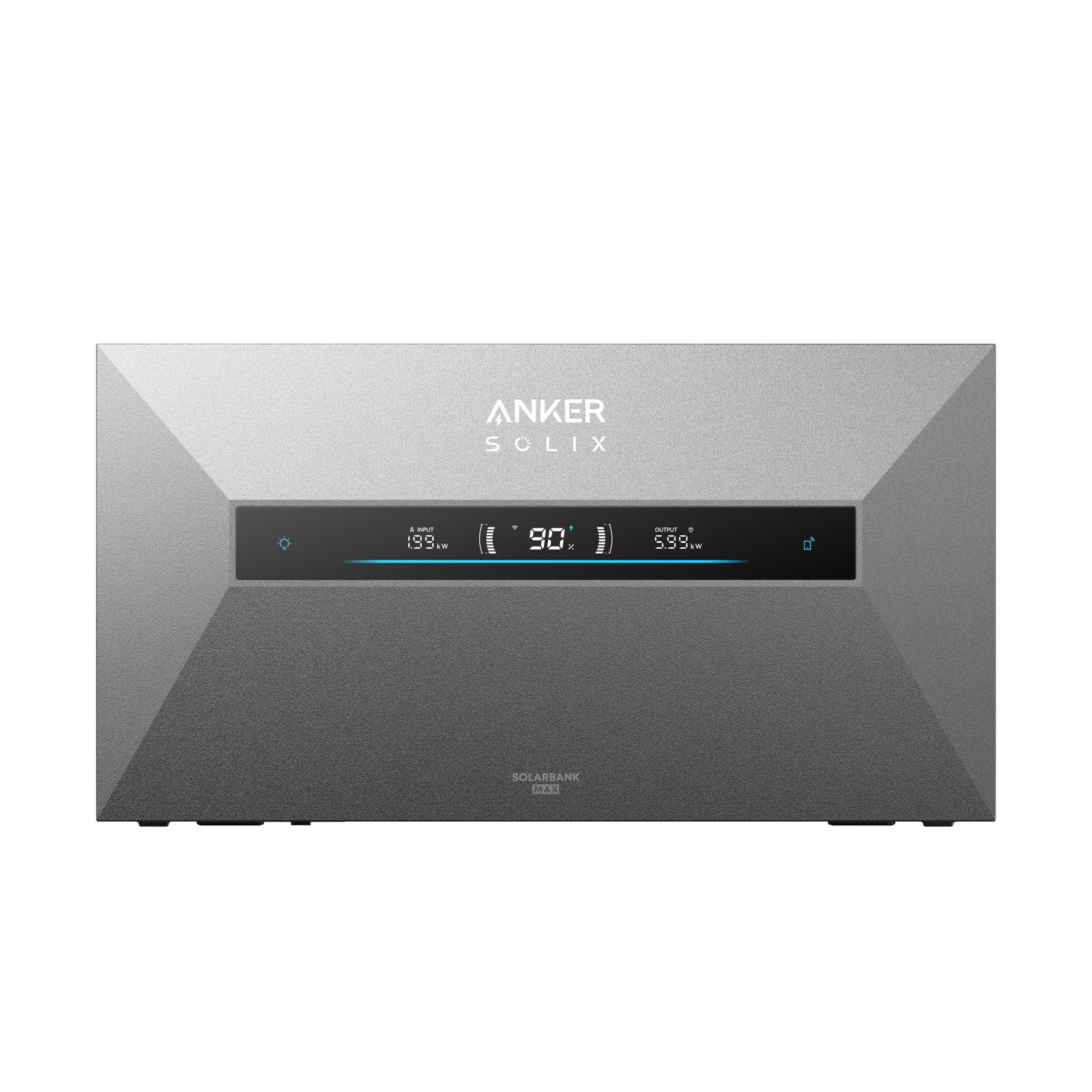 Anker Balkonkraftwerk Anker SOLIX Solarbank Max AC 7kWh – erweiterbar bis 42kWh, (Set, 1*Anker SOLIX Solarbank Max AC), 3500W PV, 5000W Output, erweiterbar bis 42kWh, LFP, IP66