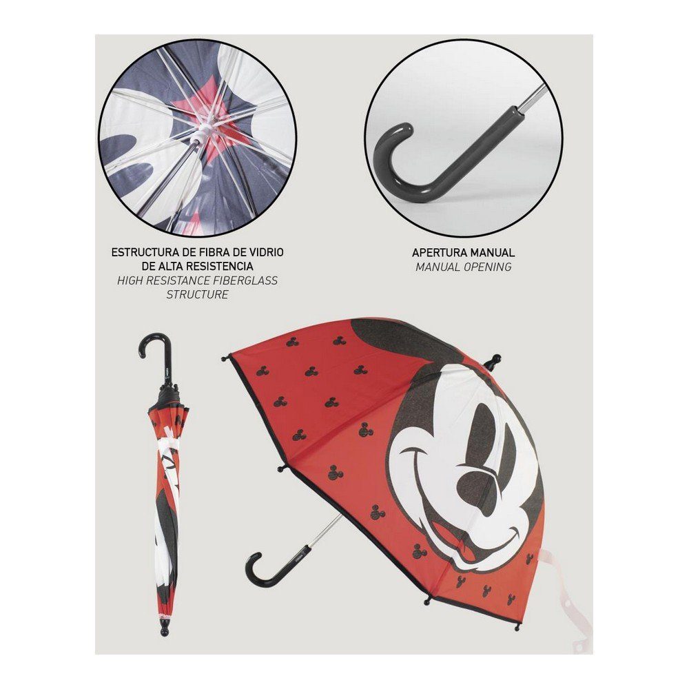 Regenschirm Rot Taschenregenschirm Mouse Mouse Mickey Mickey Disney