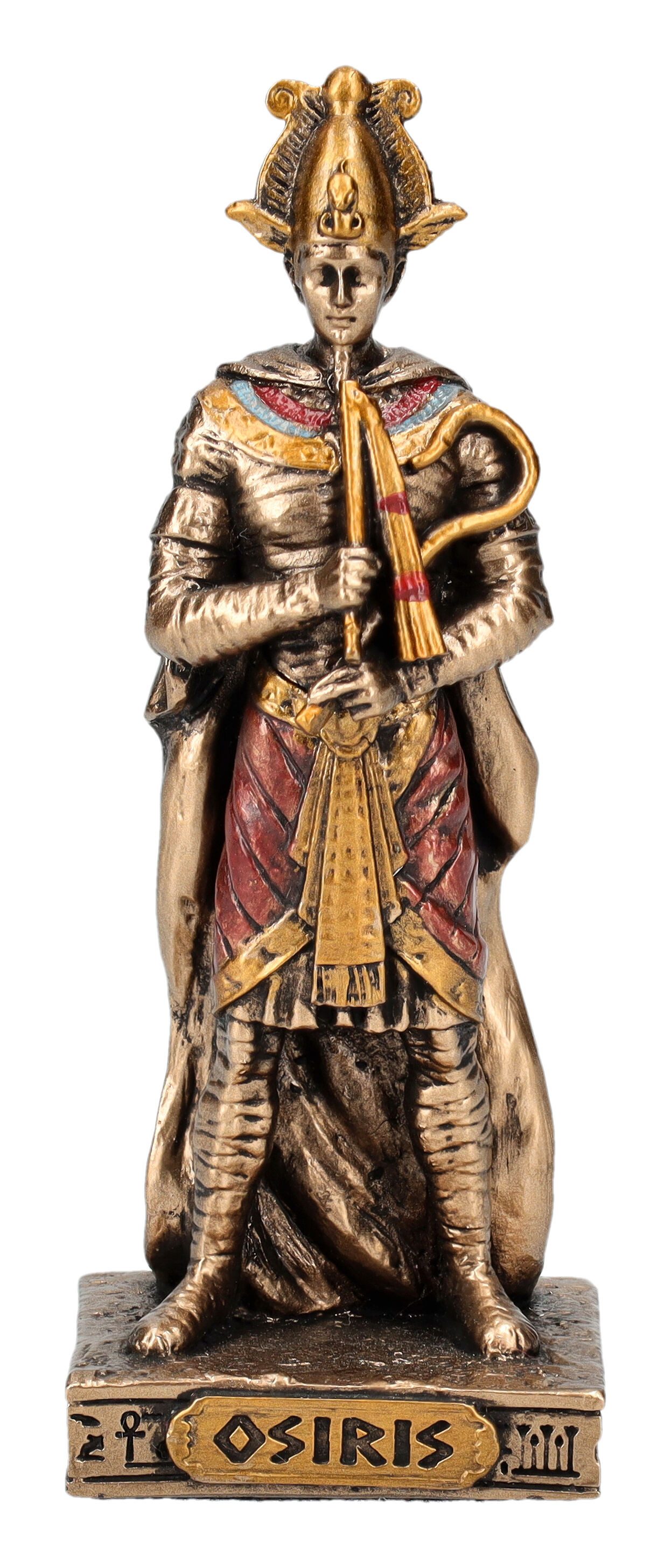 Figuren Shop GmbH Dekofigur Ägyptische Osiris Figur – Mini Götterstatue Veronese Collection 9 cm