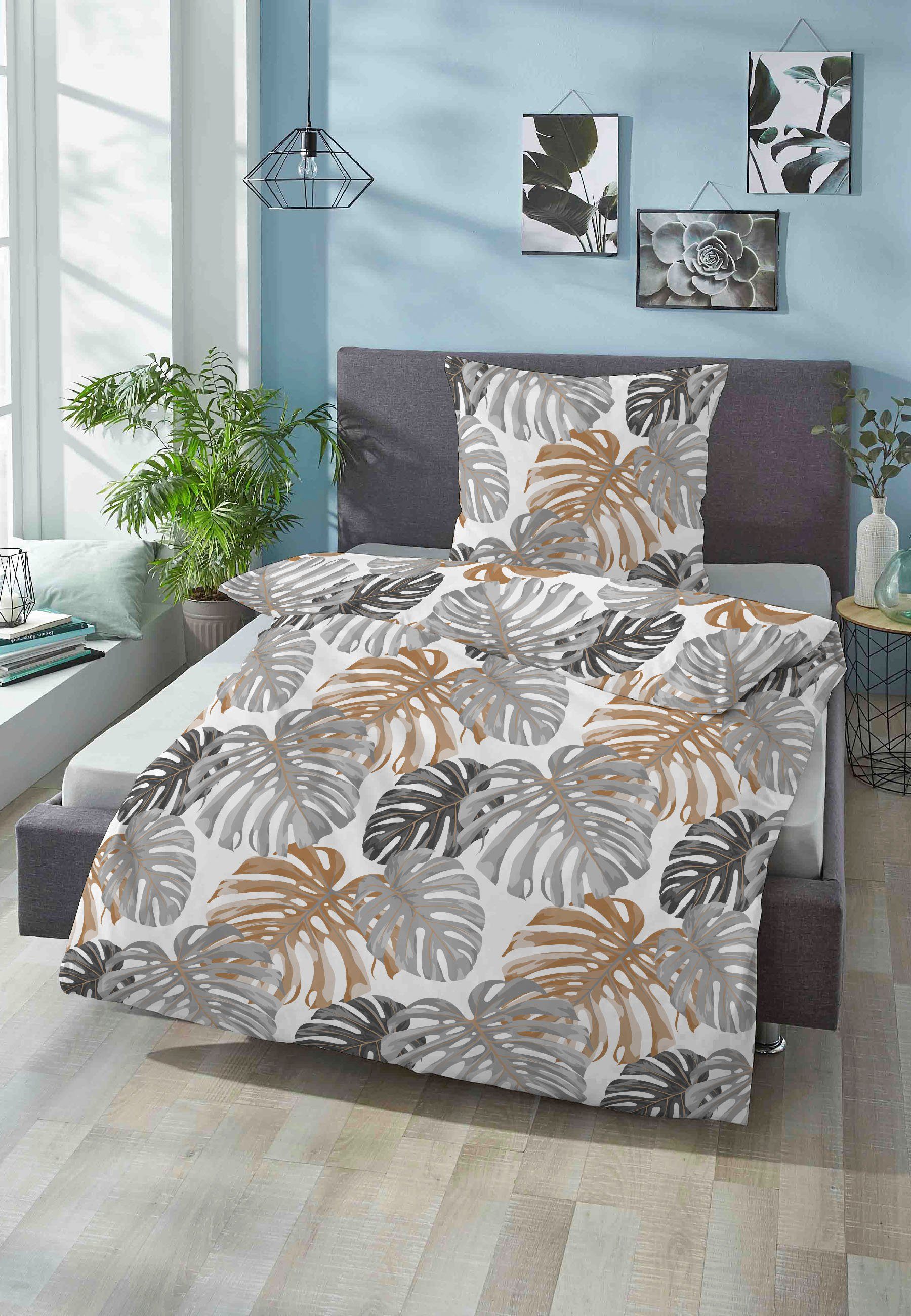 Castell - Markenbettwäsche Bettwäsche Stella, Satin, günstig online kaufen
