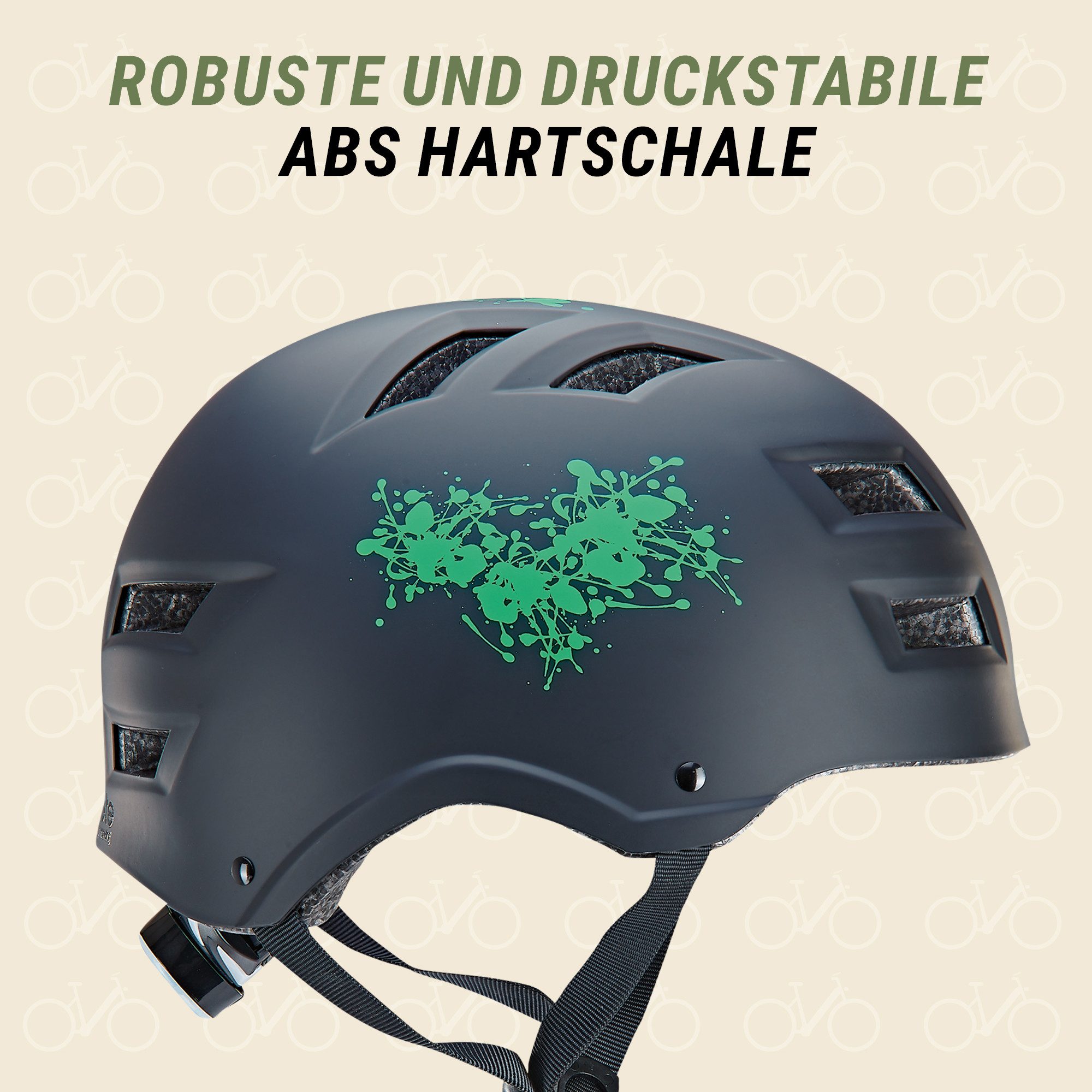Prophete Fahrradhelm Fahrradhelm mit LED Licht