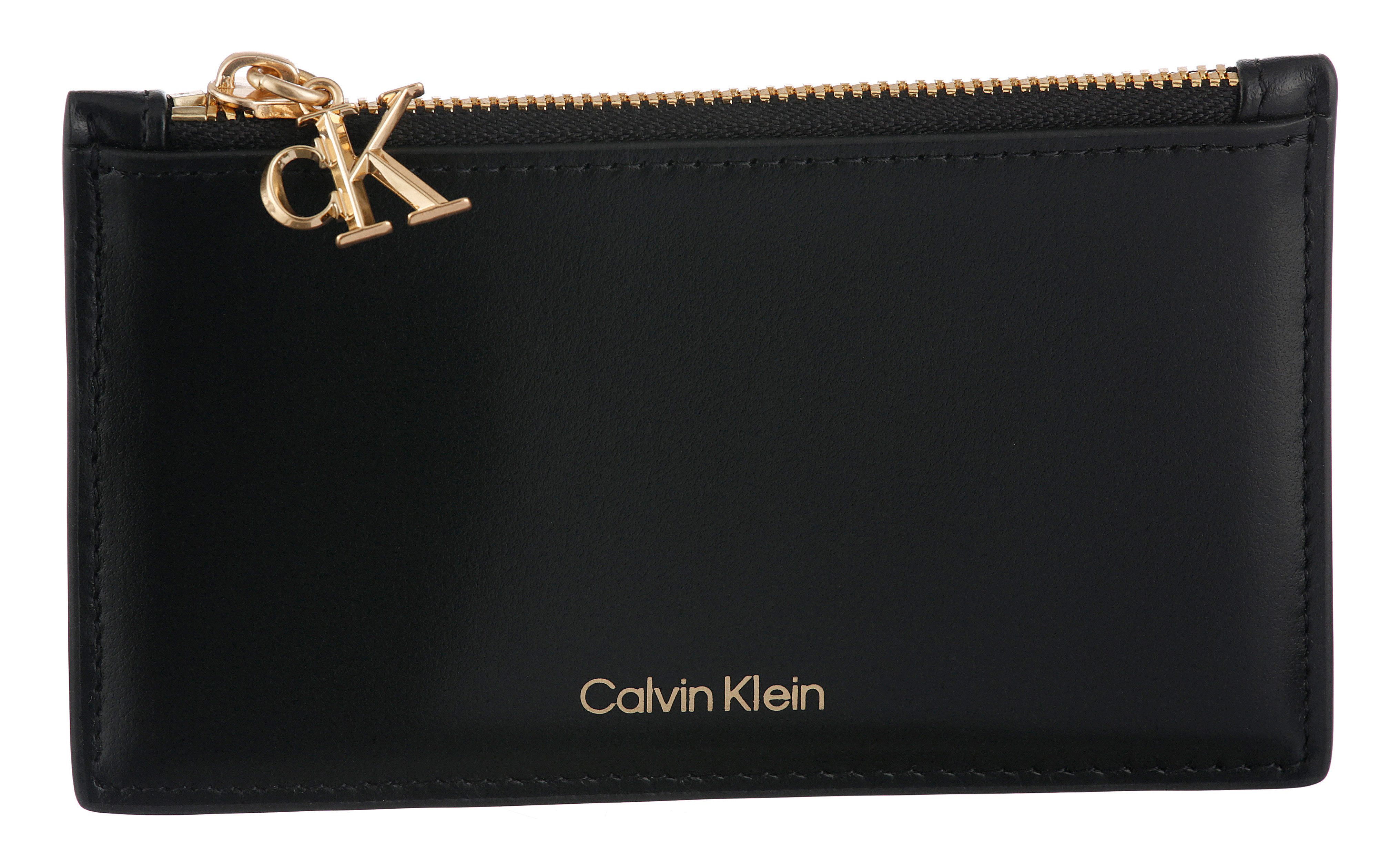 Calvin Klein Kartenetui CK PULLER 6CC ZIP CARDCASE, Kreditkartenetui mit CK günstig online kaufen
