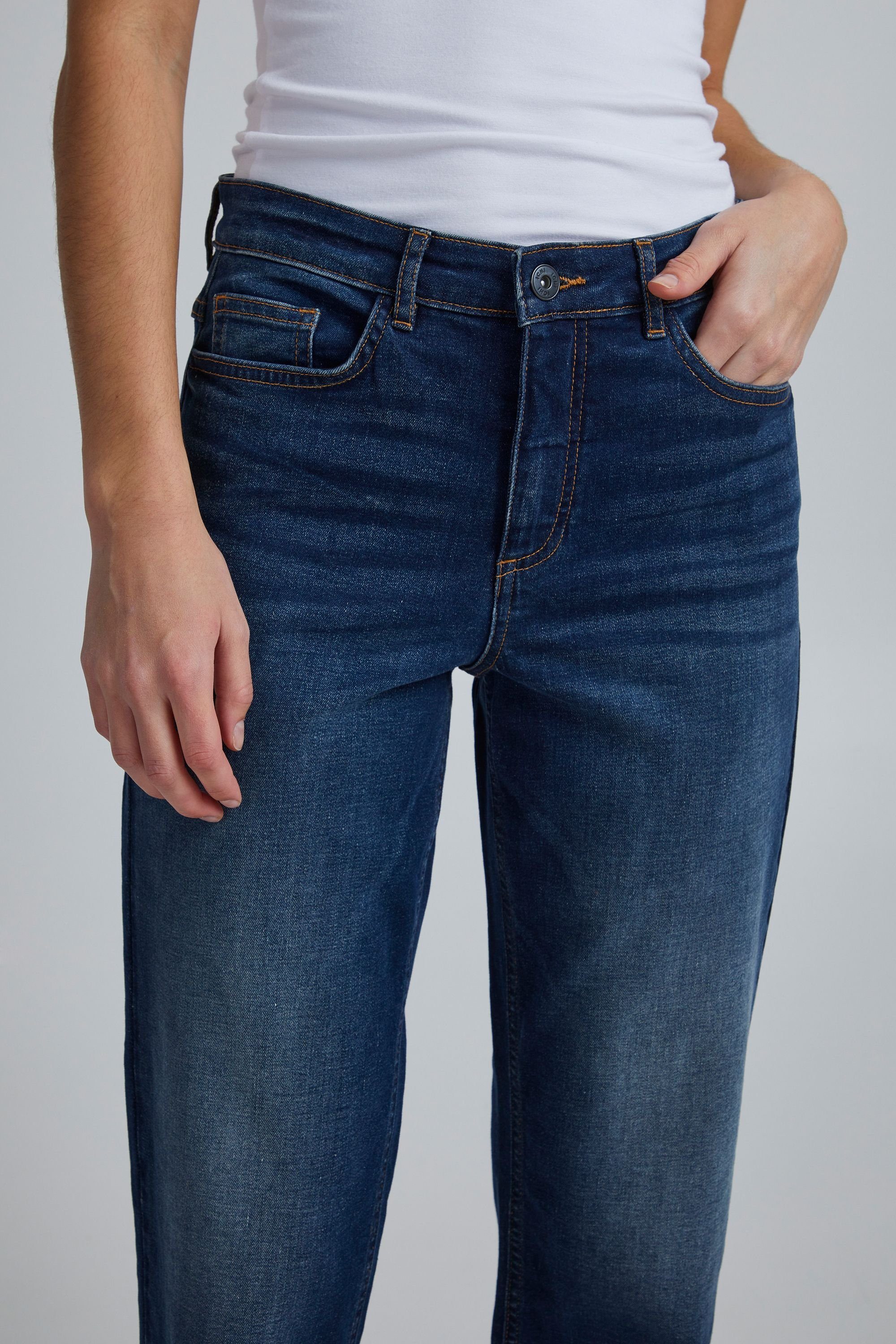 - 5-Pocket-Jeans (19038) IHTWIGGY Dark blue Ichi 20110967 RAVEN