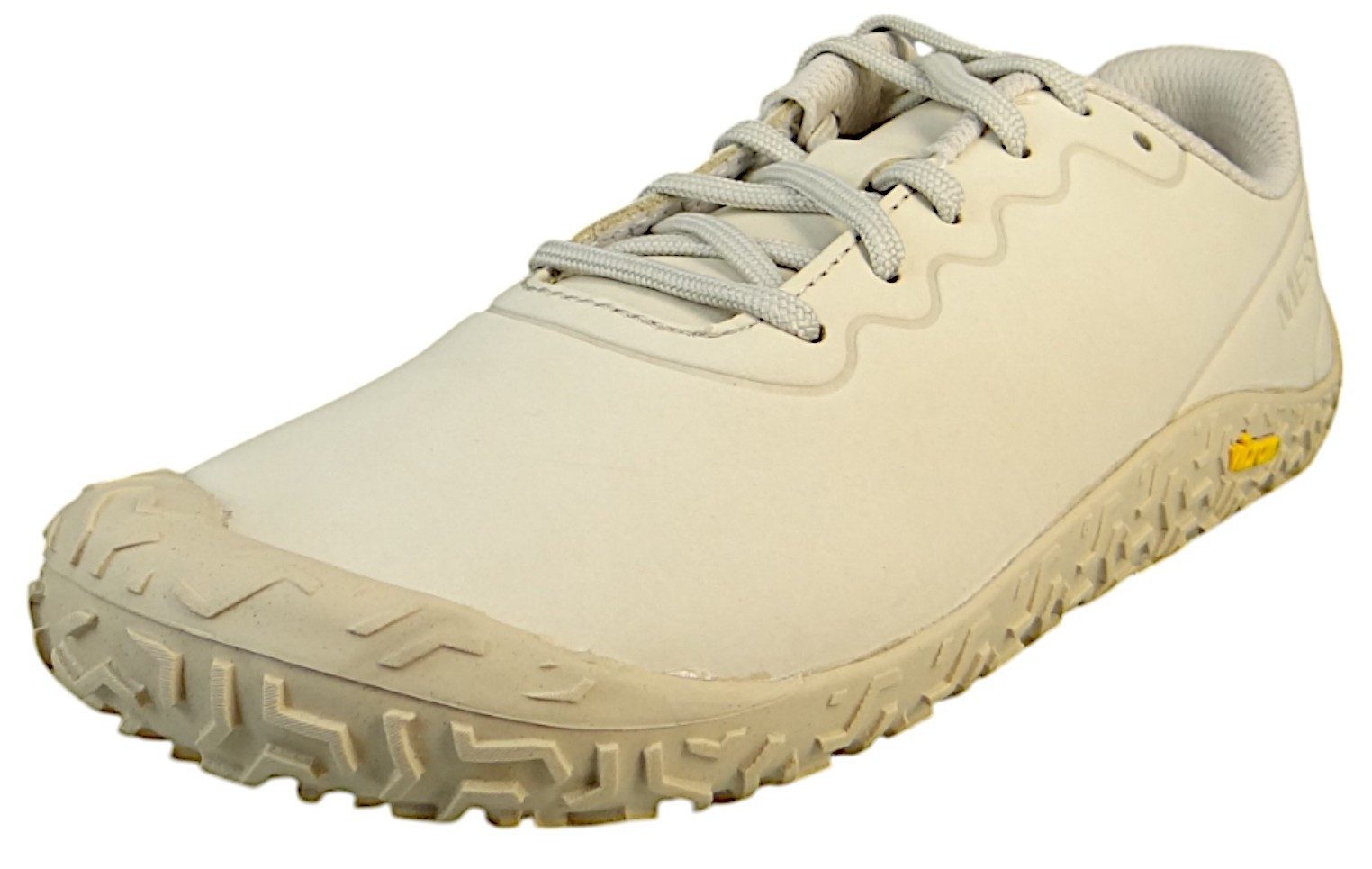 Merrell J068508 Vapor Glove 6 Leather Barefoot Eggshell Mokassin