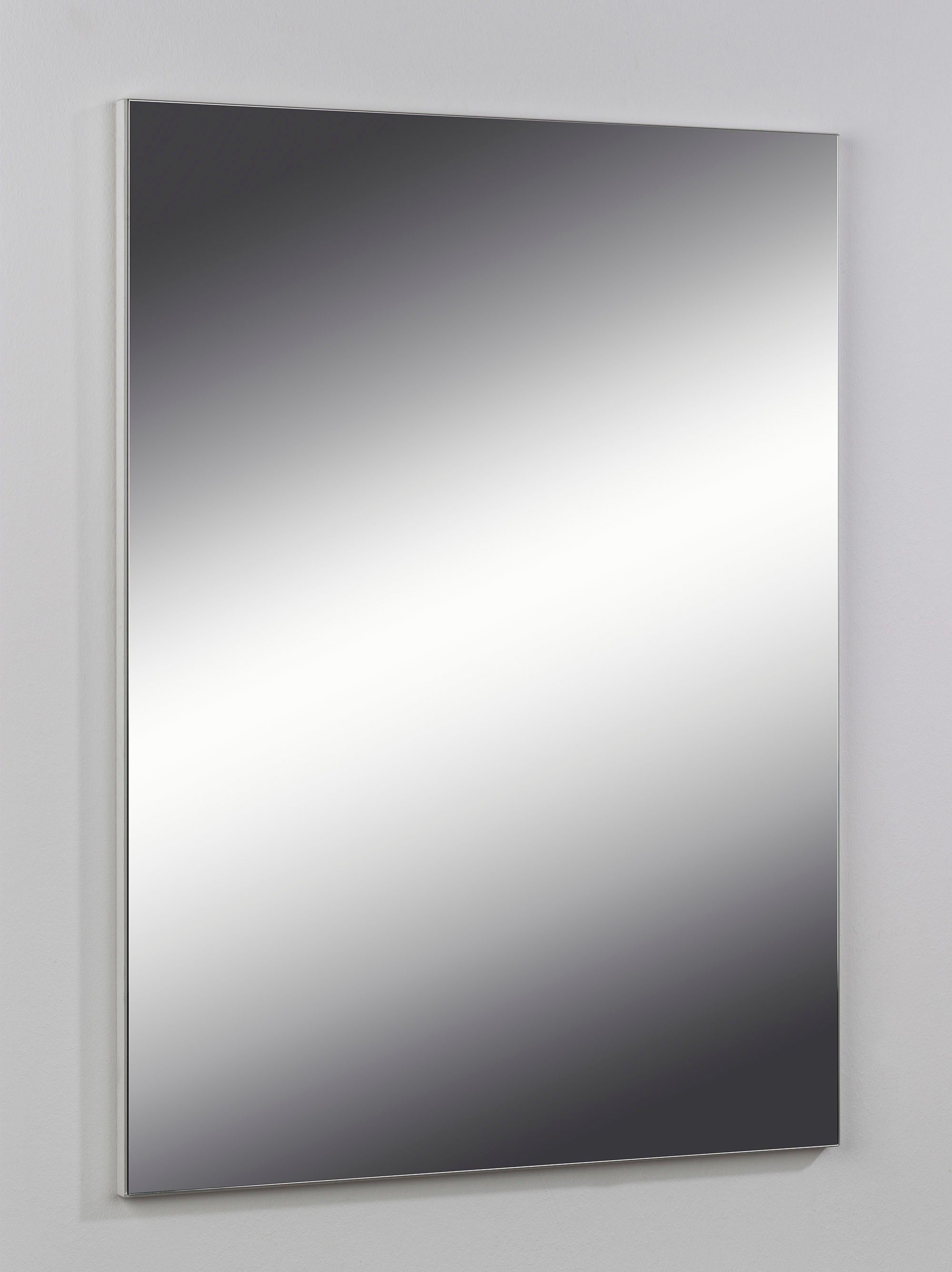 Homexperts Spiegel SLEEK, Holzwerkstoff Spanplatte weiß, B60xT2xH80cm
