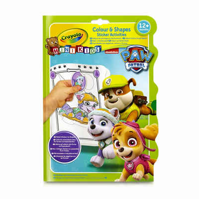 Crayola® Etiketten Crayola Mini Kids - Mal- und Stickerbuch PAW Patrol