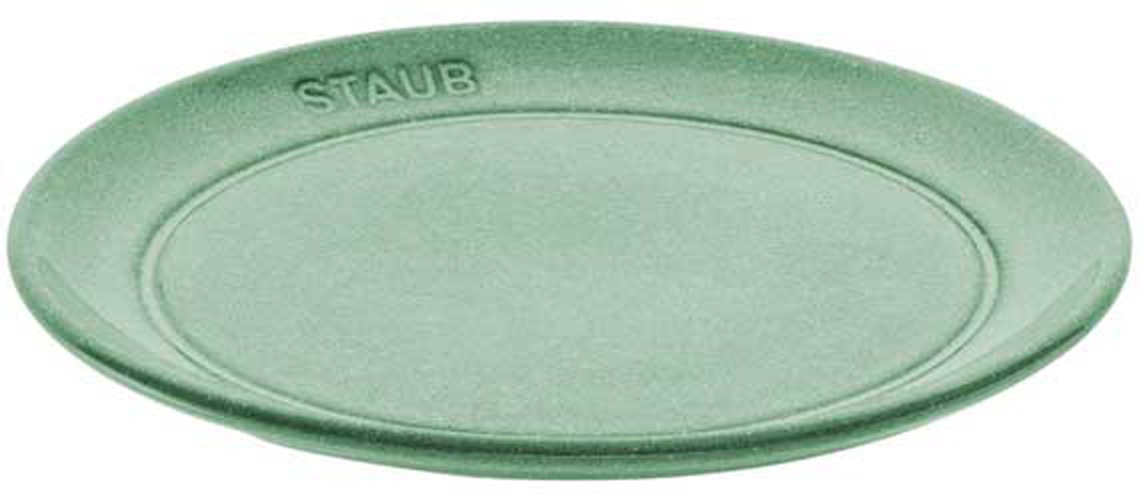 Teller Staub Dining Line Тарелки flach, 15 cm Salbeigrün Keramik Kratzfest, (1 St)