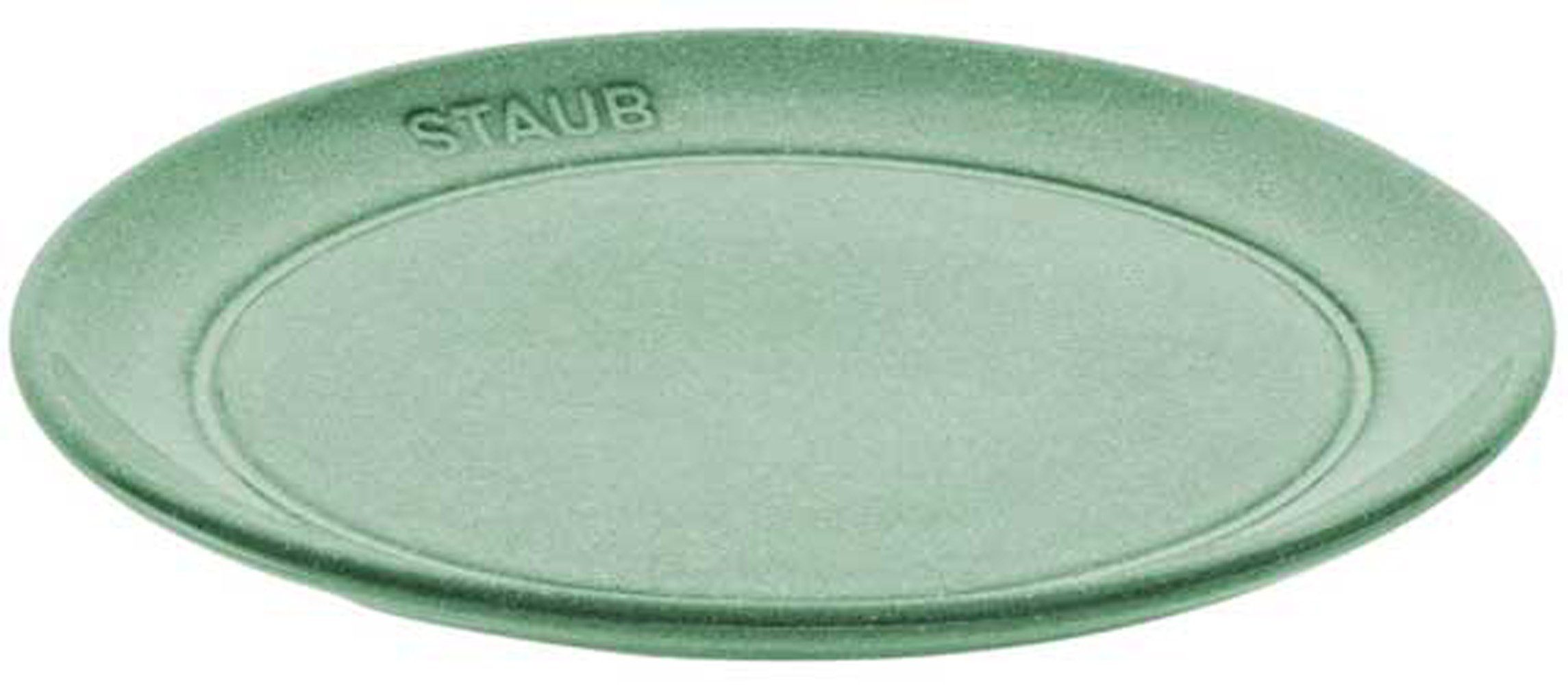 Staub Тарілки Staub Dining Line Тарілки flach, 15 cm Salbeigrün Keramik Kratzfest, (1 St)