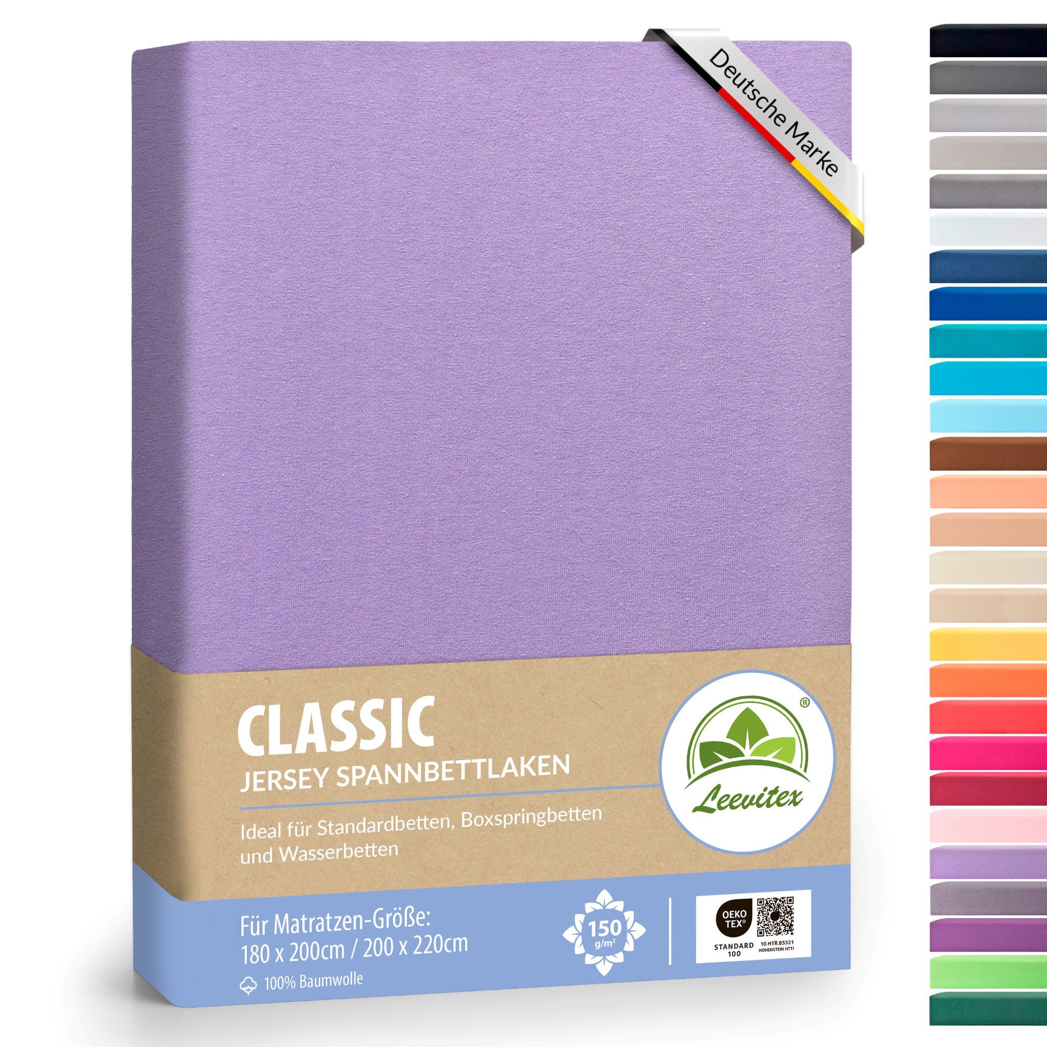 leevitex® Spannbettlaken Spannbettlaken Boxspringbett & Wasserbett Spannbet günstig online kaufen