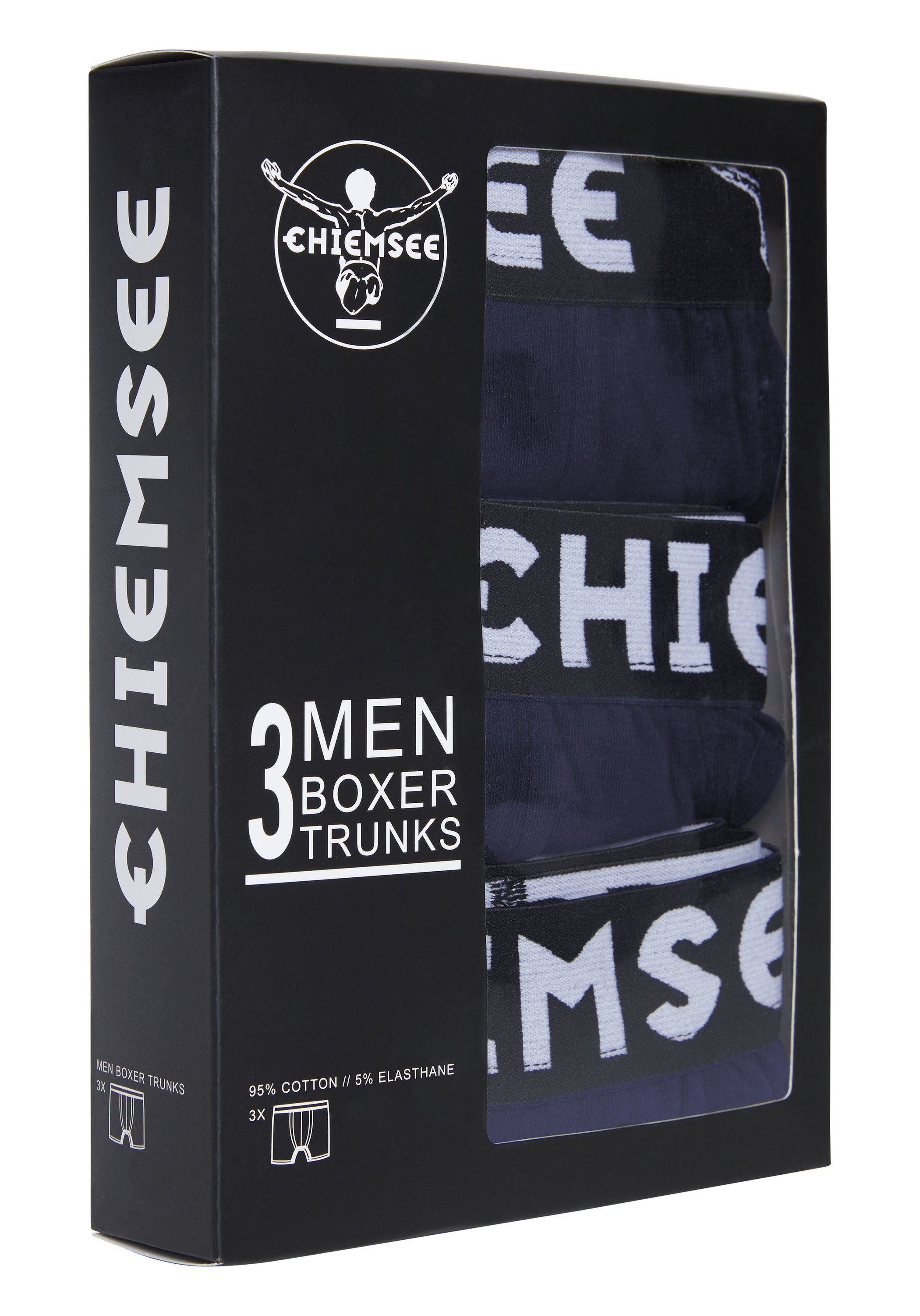 Chiemsee Boxershorts Sky für Night 3er 3 (3er-Pack, Boxershorts 3-St) Herren Pack