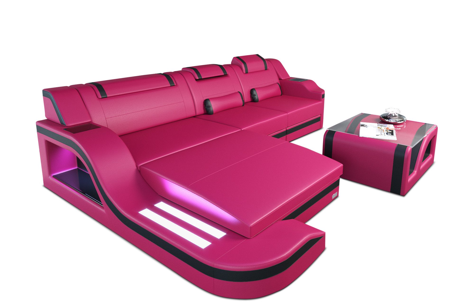 Sofa Dreams Ecksofa Ledersofa Palermo L günstig online kaufen