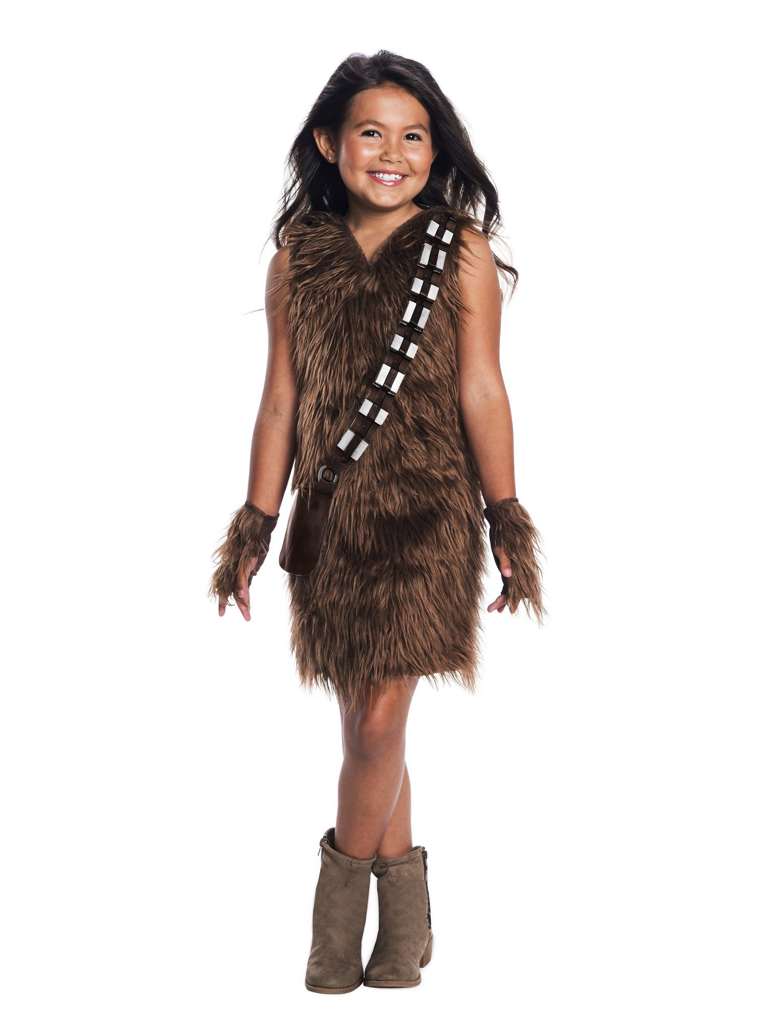 Rubie´s Kostüm Star Wars Chewbacca Kostümkleid, Witziges Star Wars Kostüm: Chewie als pelziges Kleid!