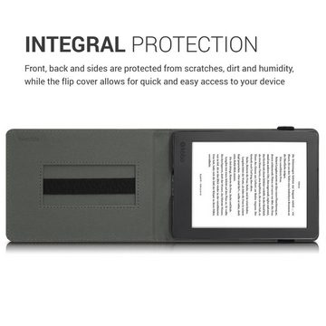 kwmobile E-Reader-Hülle Hülle für Kobo Aura H2O Edition 2, Schlaufe Ständer - e-Reader Schutzhülle - Flip Cover Case