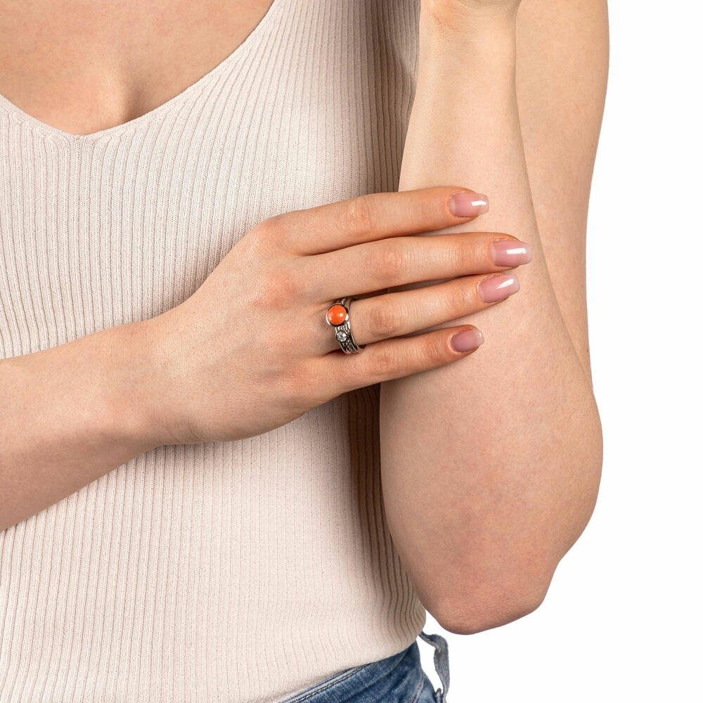 LEONARDO Ring-Set Letizia 17 2er-Set rot...