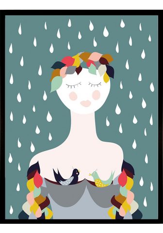HOME AFFAIRE Картина декоративная »Rainy Lady...