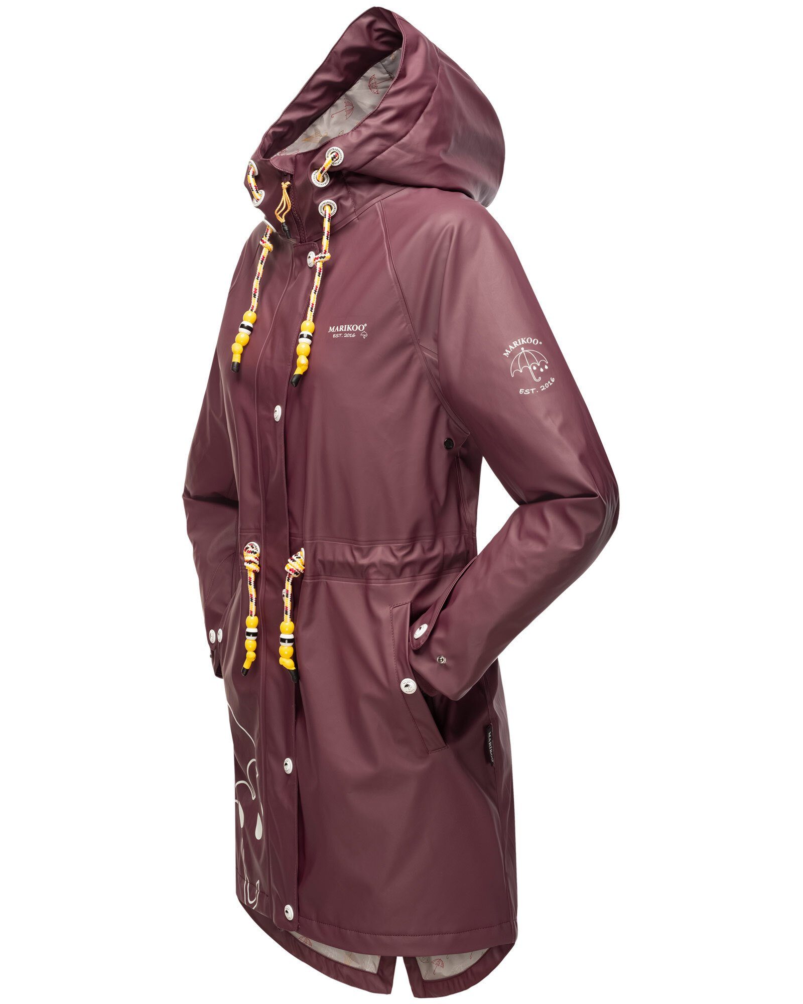 Marikoo Outdoorjacke Dancing Umbrella mit einer großen Kapuze – Bild 4 von 5