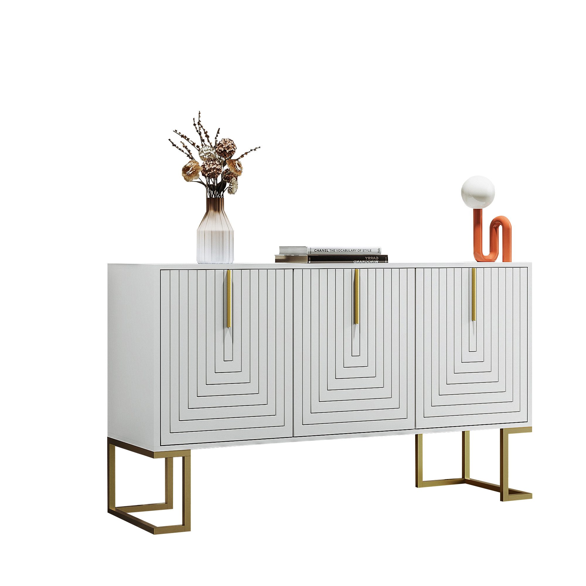 Merax Sideboard mit 3 Türen und günstig online kaufen