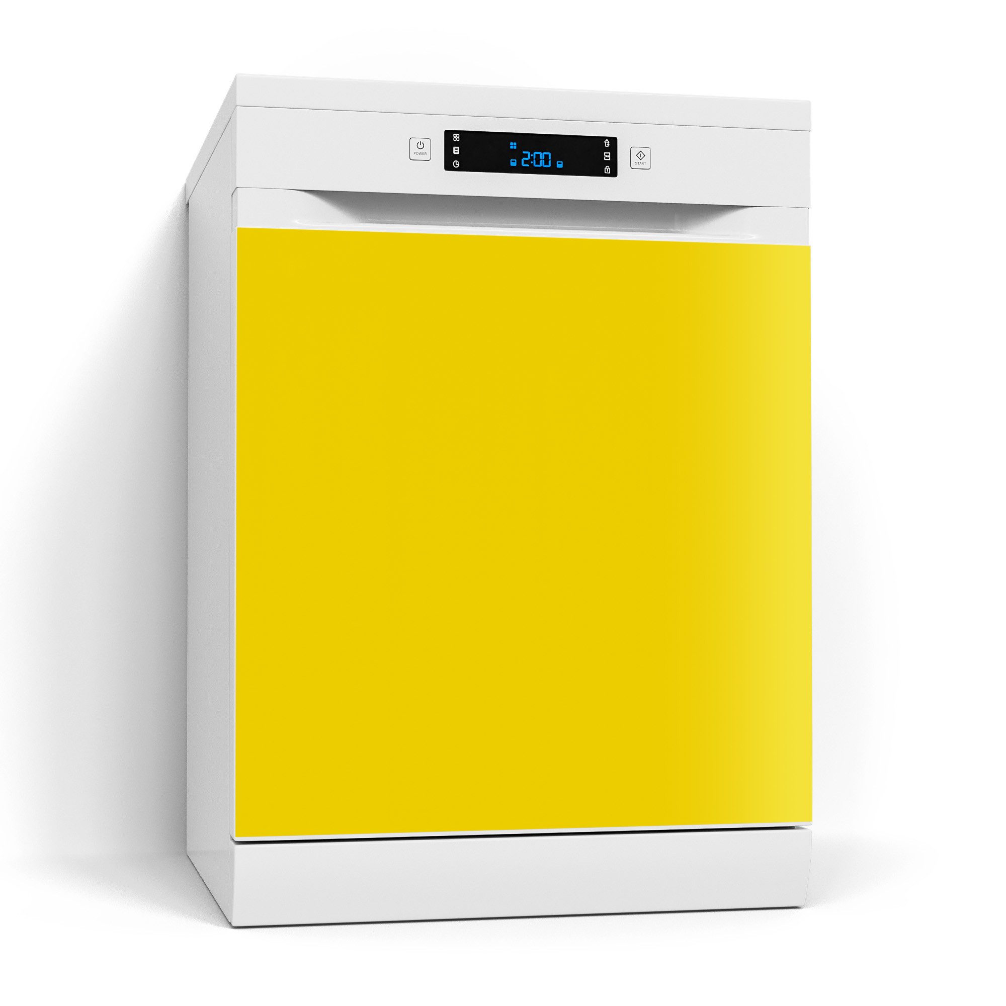 DEQORI Magnetfolie 'Unifarben - Gelb', Spülmaschine Magnetmatte magnetisch Magnetfolie Folie Schutz