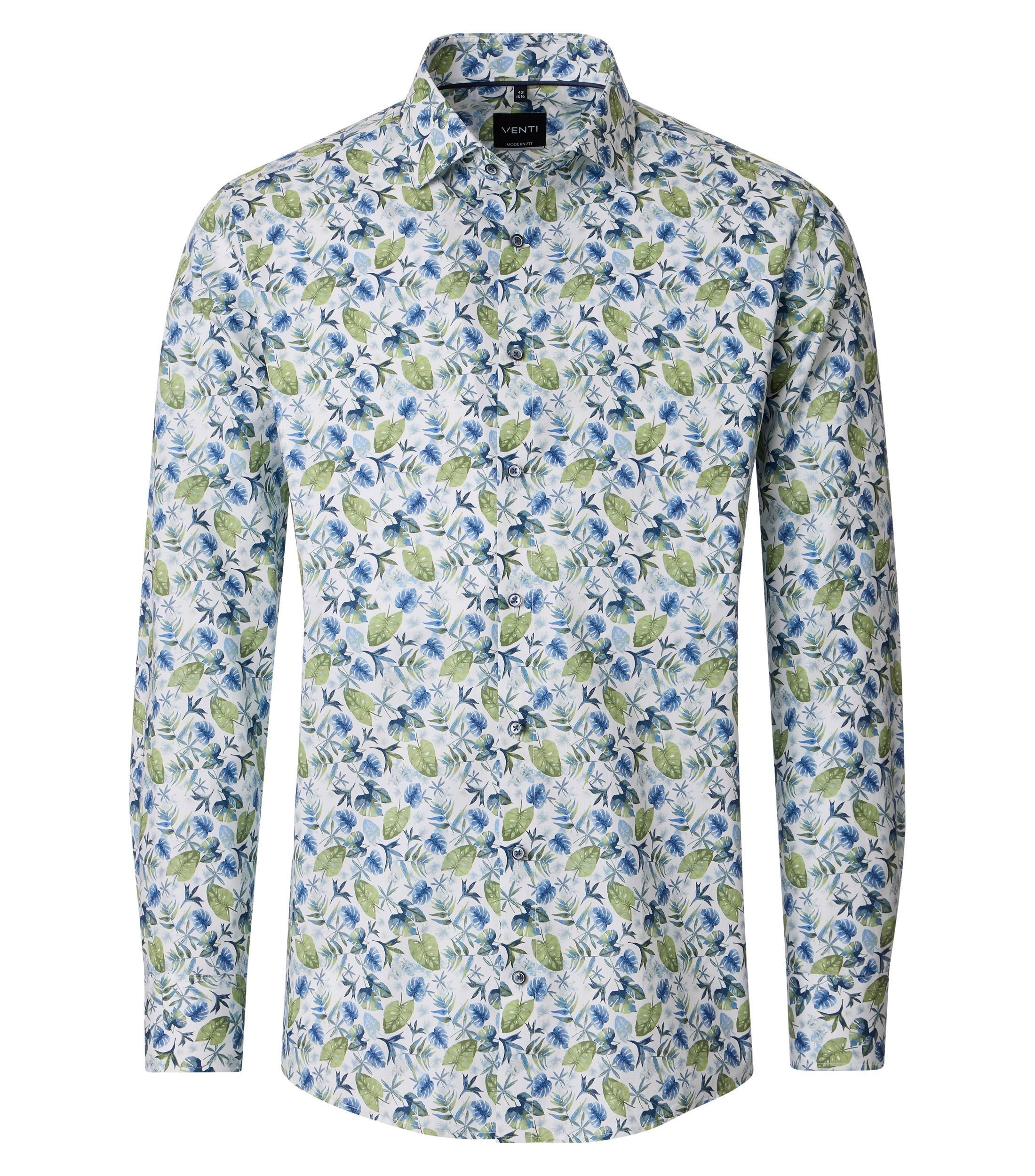 VENTI Businesshemd VENTI Businesshemd Langarm Print