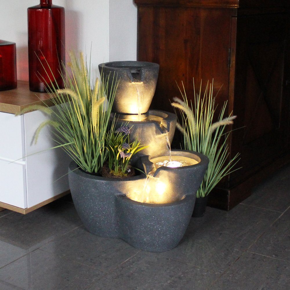 Arnusa Gartenbrunnen Zimmerbrunnen Botana Warm-Weiß, 53,00 günstig online kaufen