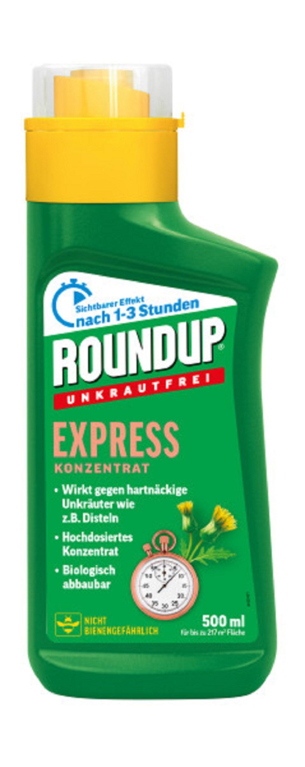 ROUNDUP Unkrautbekämpfungsmittel Roundup Express Unkrautfrei Konzentrat 250 ml
