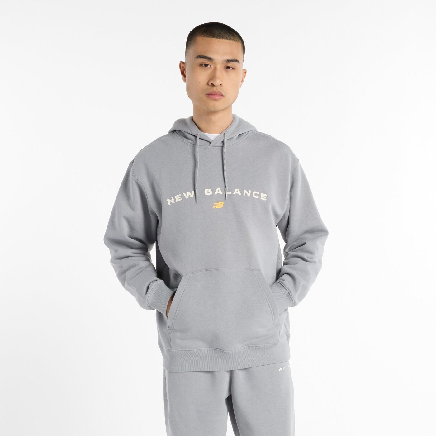 New Balance Kapuzensweatshirt Reimagined Fleece Graphic Hoodie YST