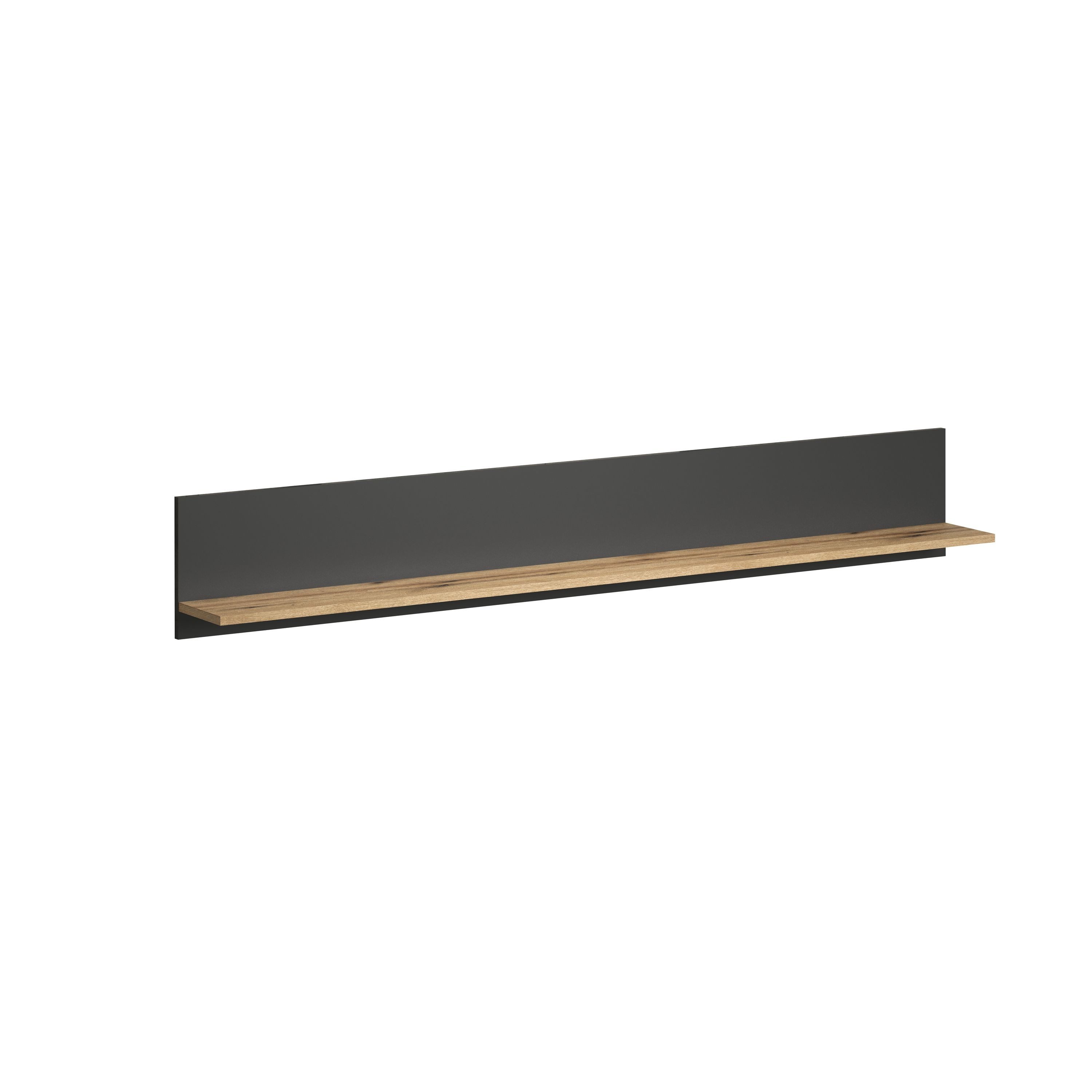 trendteam Wandregal, Wandregal Regal 167 x 25 x 18 cm