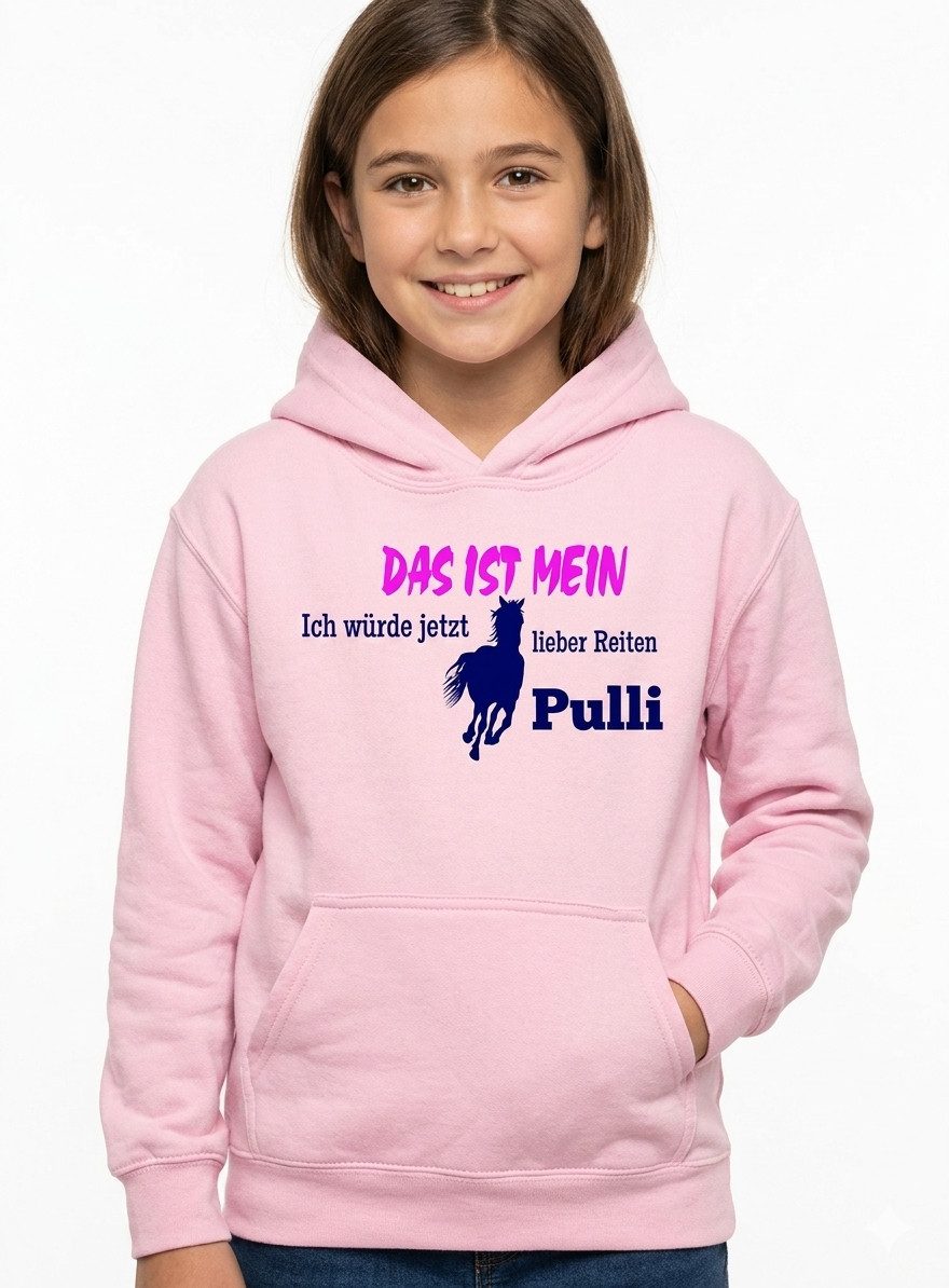 coole-fun-t-shirts Hoodie Das ist Mein ICH WÜRDE JETZT Lieber REITEN Pulli ! Hoodie