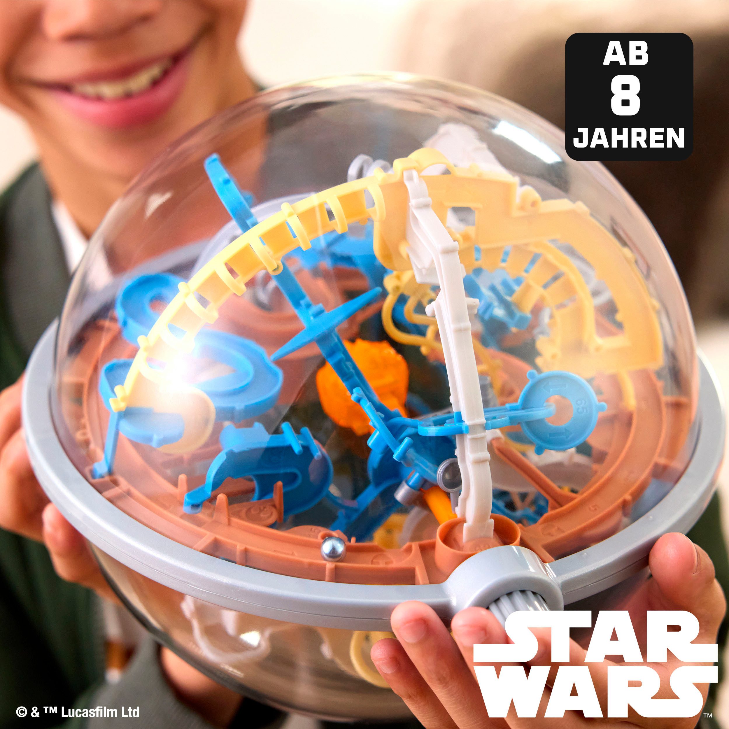 Spin Master Spiel Perplexus Star Wars - The Mandalorian, mit 80 Hindernissen, Geschicklichkeitsspiel