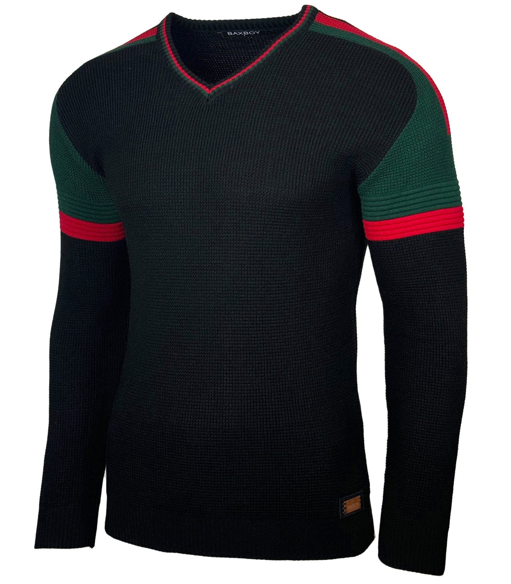 Baxboy Strickpullover BAXBOY Herren stylischer V-Neck günstig online kaufen