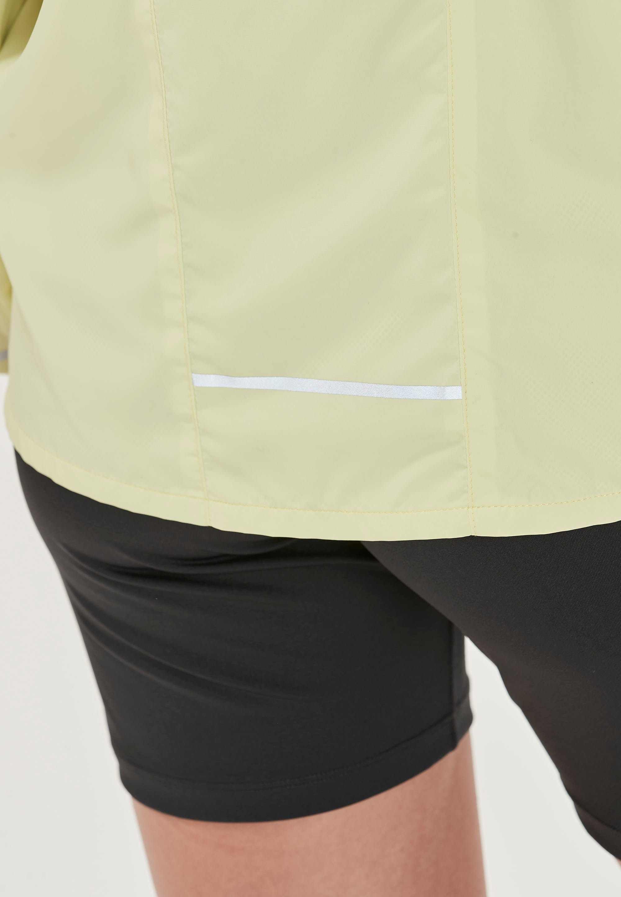 ENDURANCE Laufjacke Shela Atmungsaktivität hoher mit hellgrün