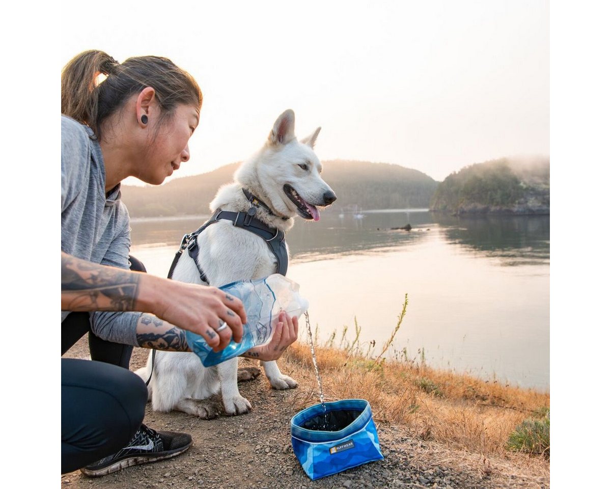 Thumbnail - Ruffwear Reisenapf Hundenapf Quencher Bowl Coastal Mountains