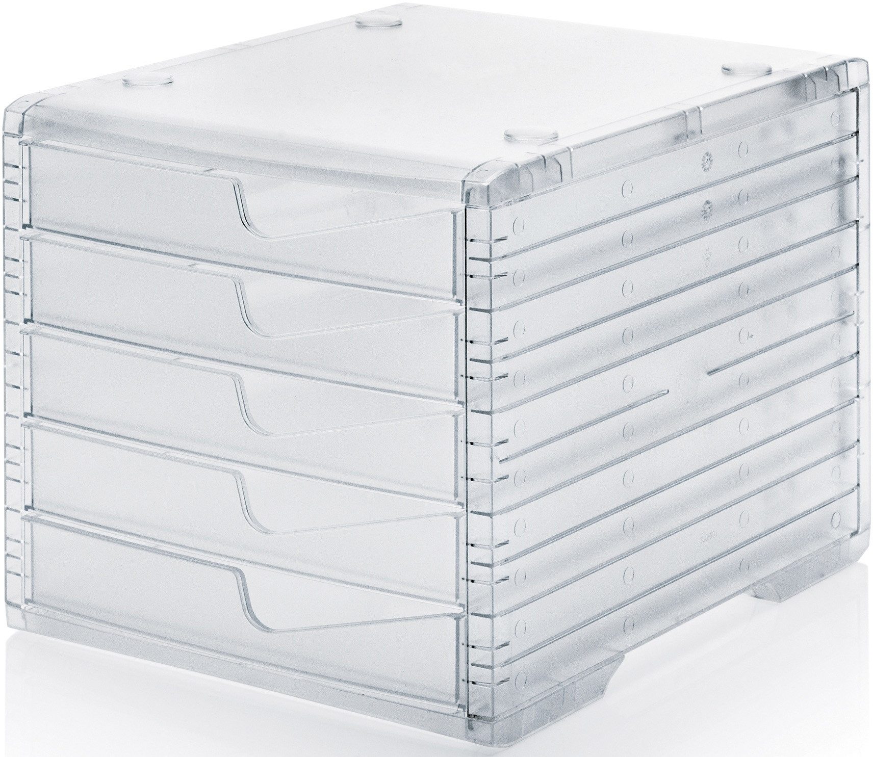 STYRO Organizer Schubladenbox styroswingsbox light transparent/transparent