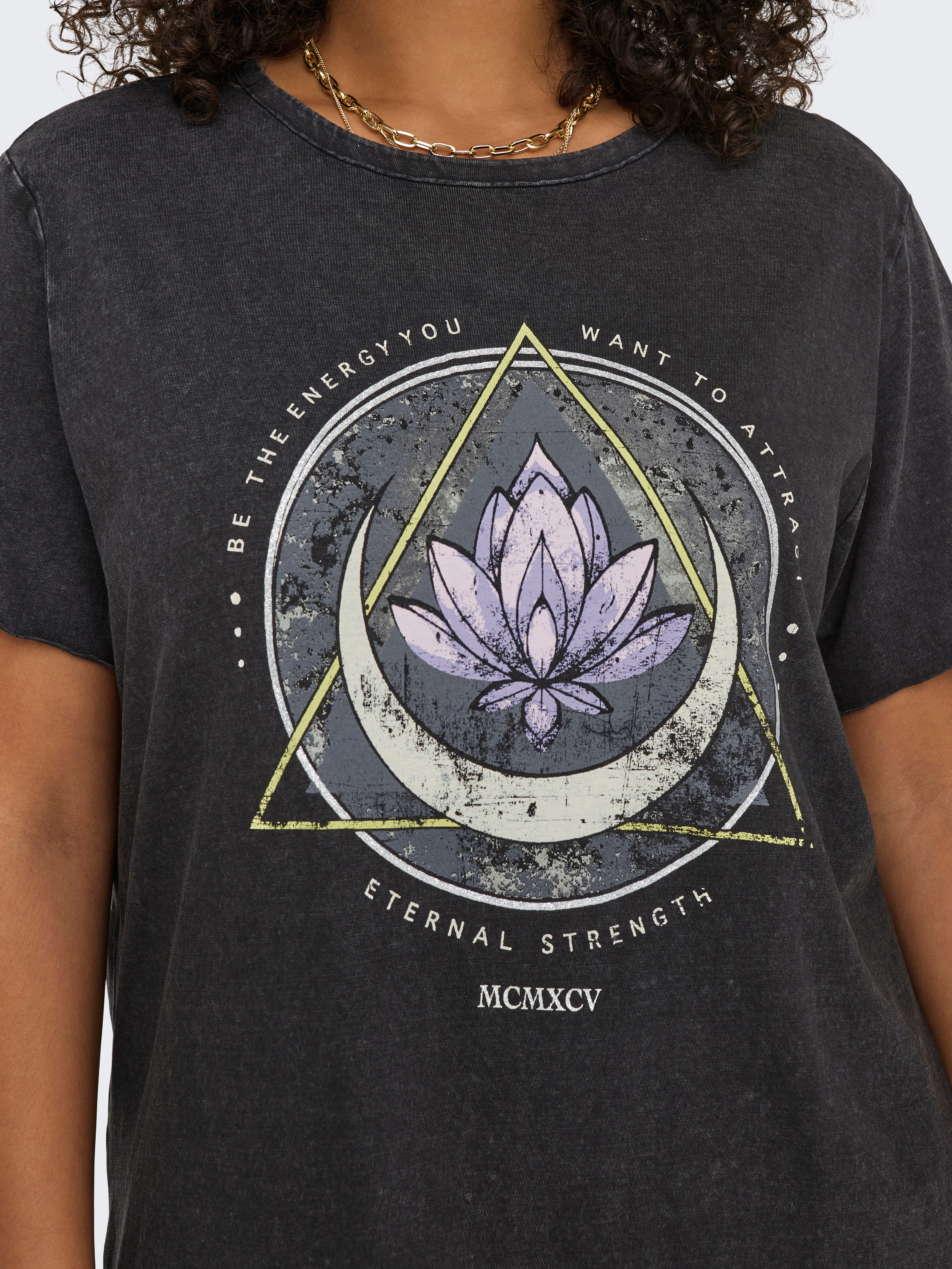 ONLY CARMAKOMA Shirtkleid CARLUCY LIFE SS T-SHIRT DRESS JRS NOOS Sommerkleid