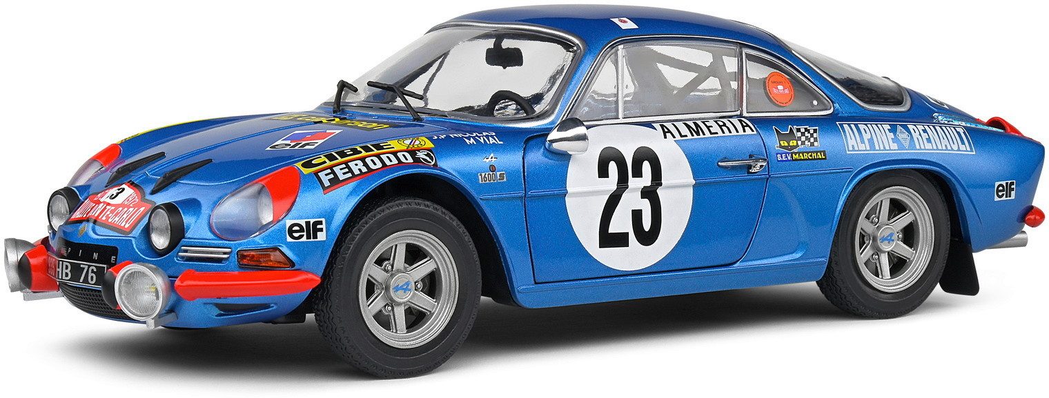 Solido Modellauto Solido Modellauto 1:18 Alpine A110 1600S #23 Rallye Monte Carlo 1972 S, Maßstab 1:18