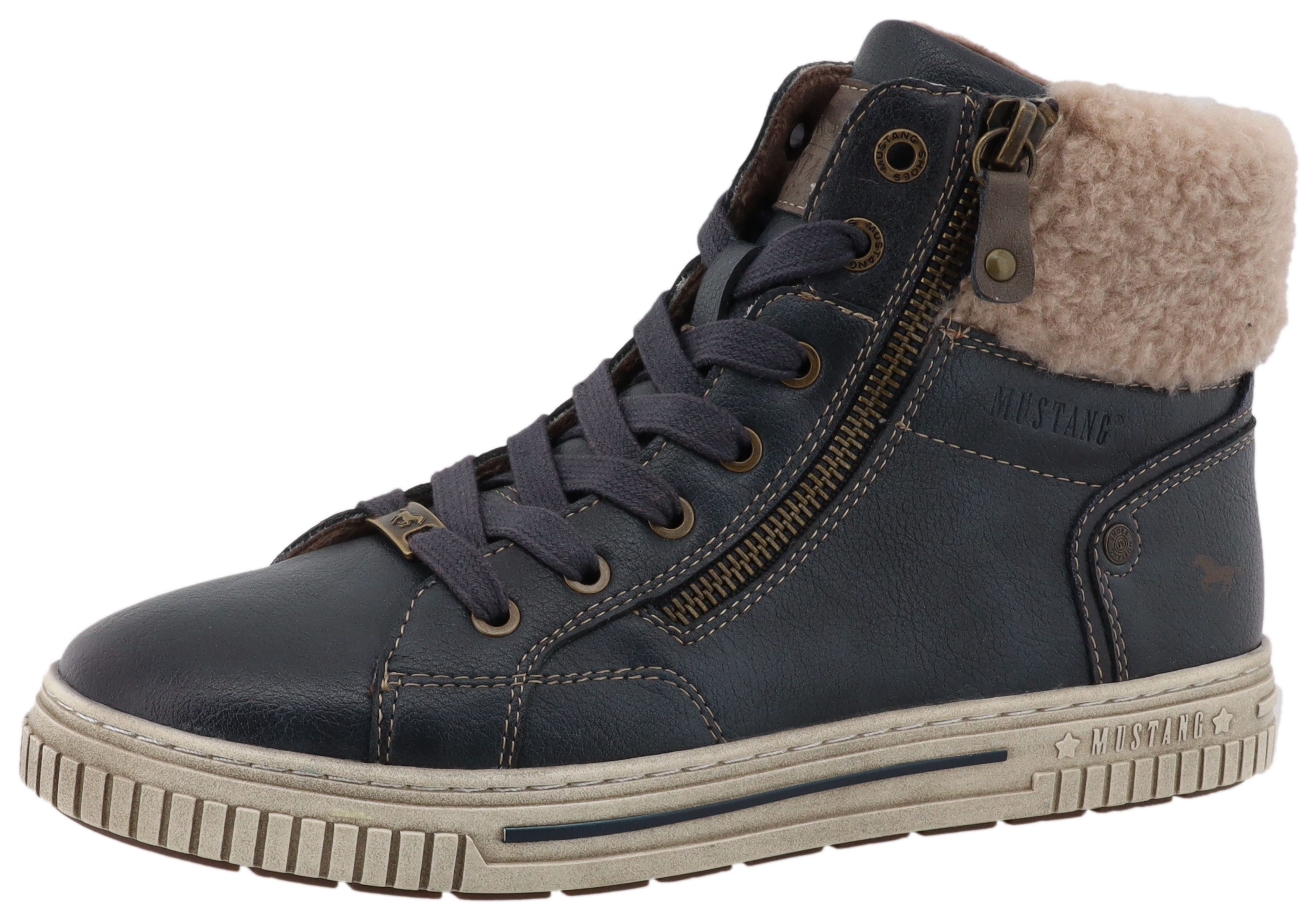 Mustang Shoes Janique Winterboots High Top Sneaker, Winterboots mit Warmfut günstig online kaufen