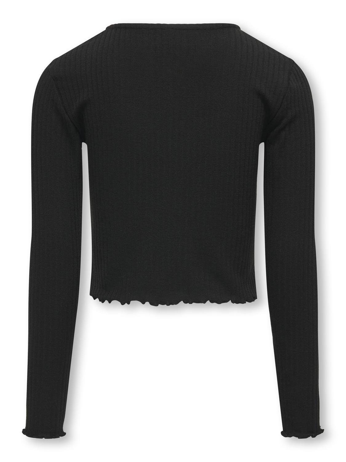 KIDS ONLY Langarmshirt KOGNELLA L/S O-NECK TOP JRS NOOS Materialmix