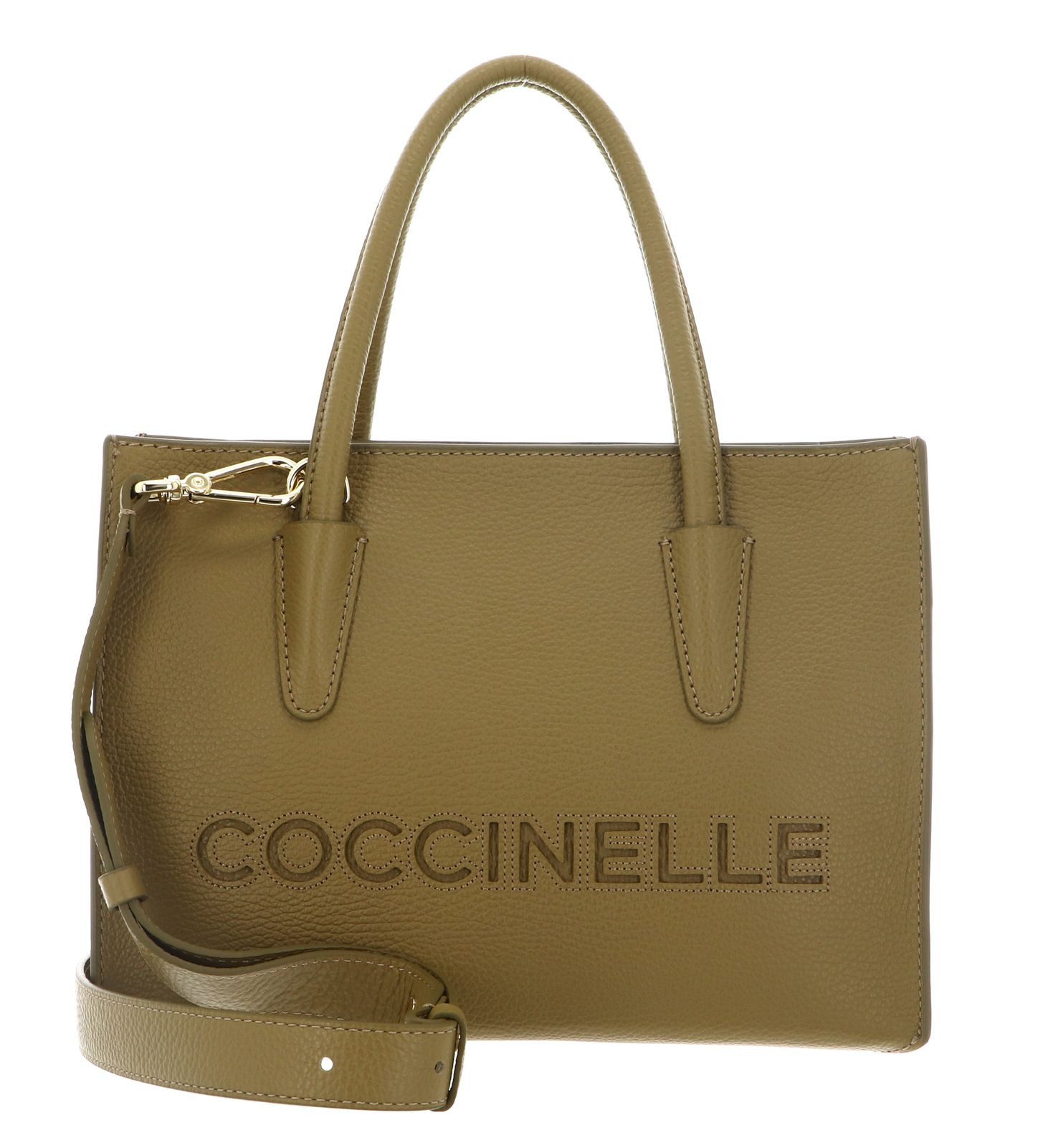 COCCINELLE Handtasche Handbag Grained Leather, aus echtem Rindsleder