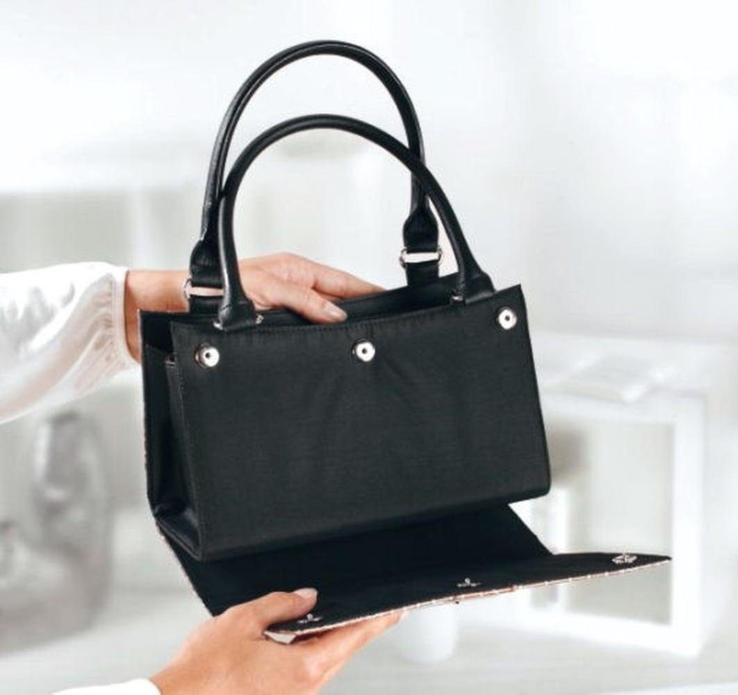Luna24 simply great ideas... Abendtasche Chamäleon-Handtasche, Tasche 3in1, Kroko-Look, 13014, Damen Handtasche