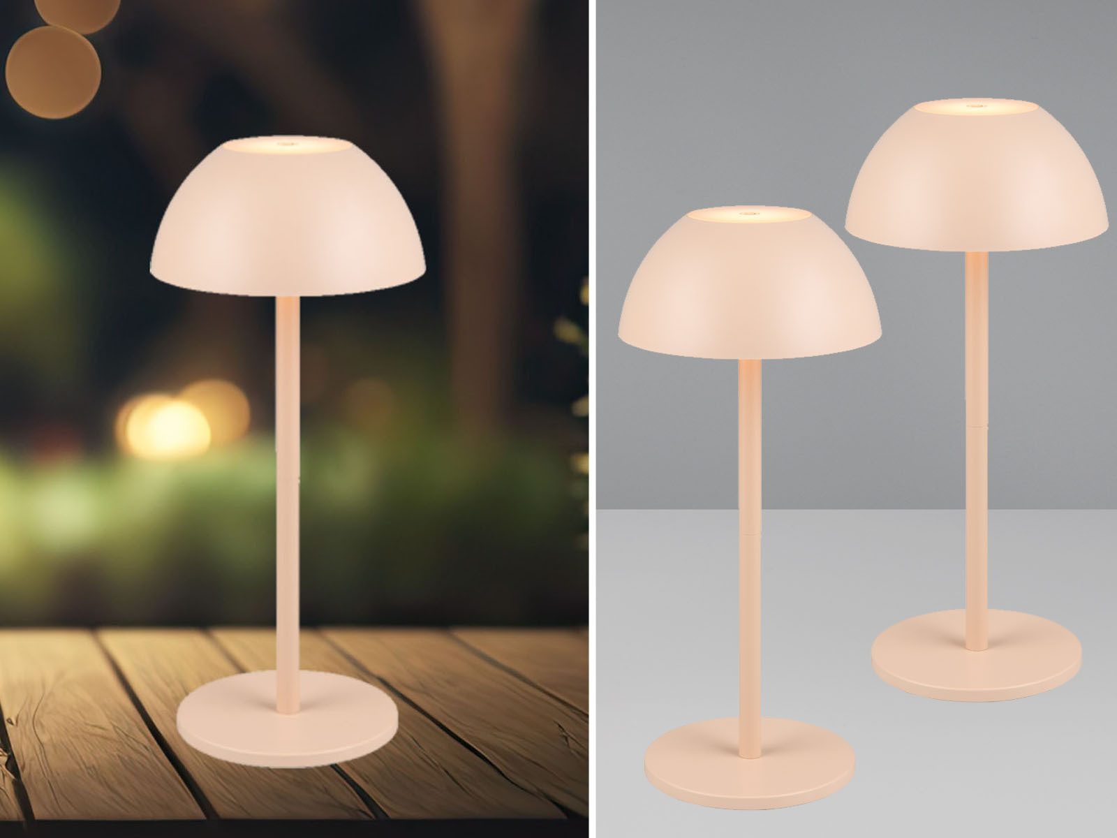Reality Leuchten LED Außen-Tischleuchte, dimmbar, LED günstig online kaufen