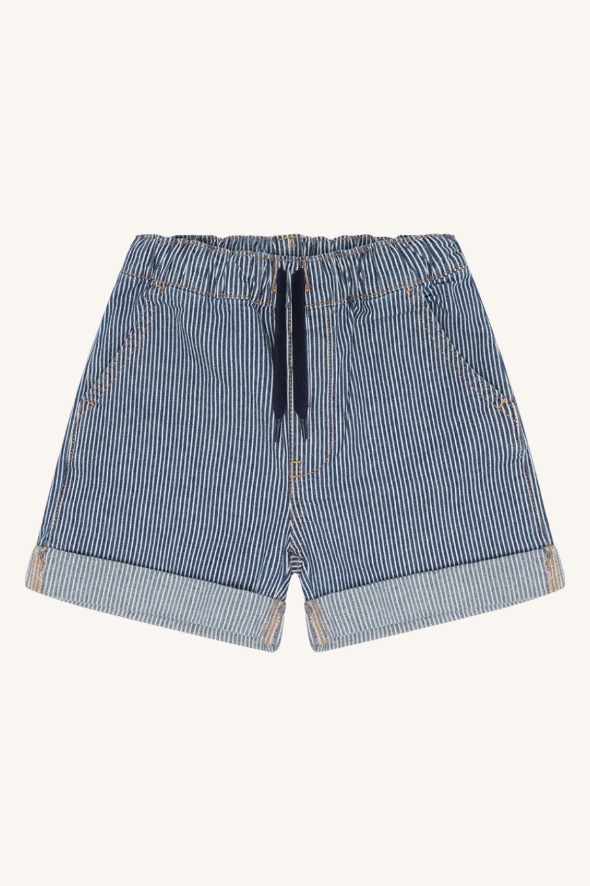 Hust & Claire Jeansshorts Jungen Jeansshorts gestreift mit Elastikbund Sommer