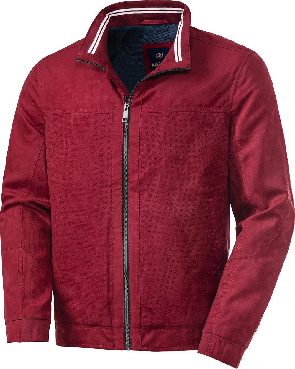 Franco Bettoni Lederimitatjacke anschmiegsame Velours-Qualität günstig online kaufen