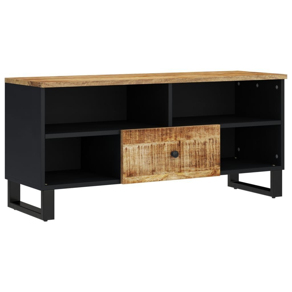 100x33x46 TV-Schrank (1-St) & TV-Schrank Holzwerkstoff Massivholz Mango cm Hellbraun vidaXL