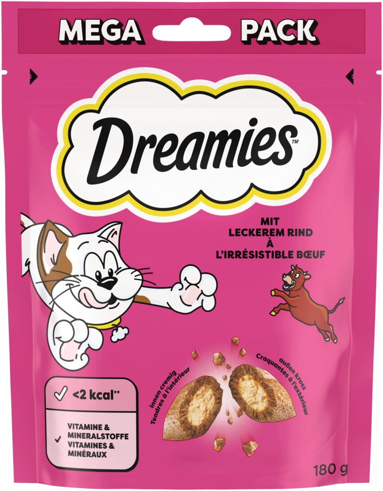 Dreamies DREAMIES™ Rind 180g, für: Katze