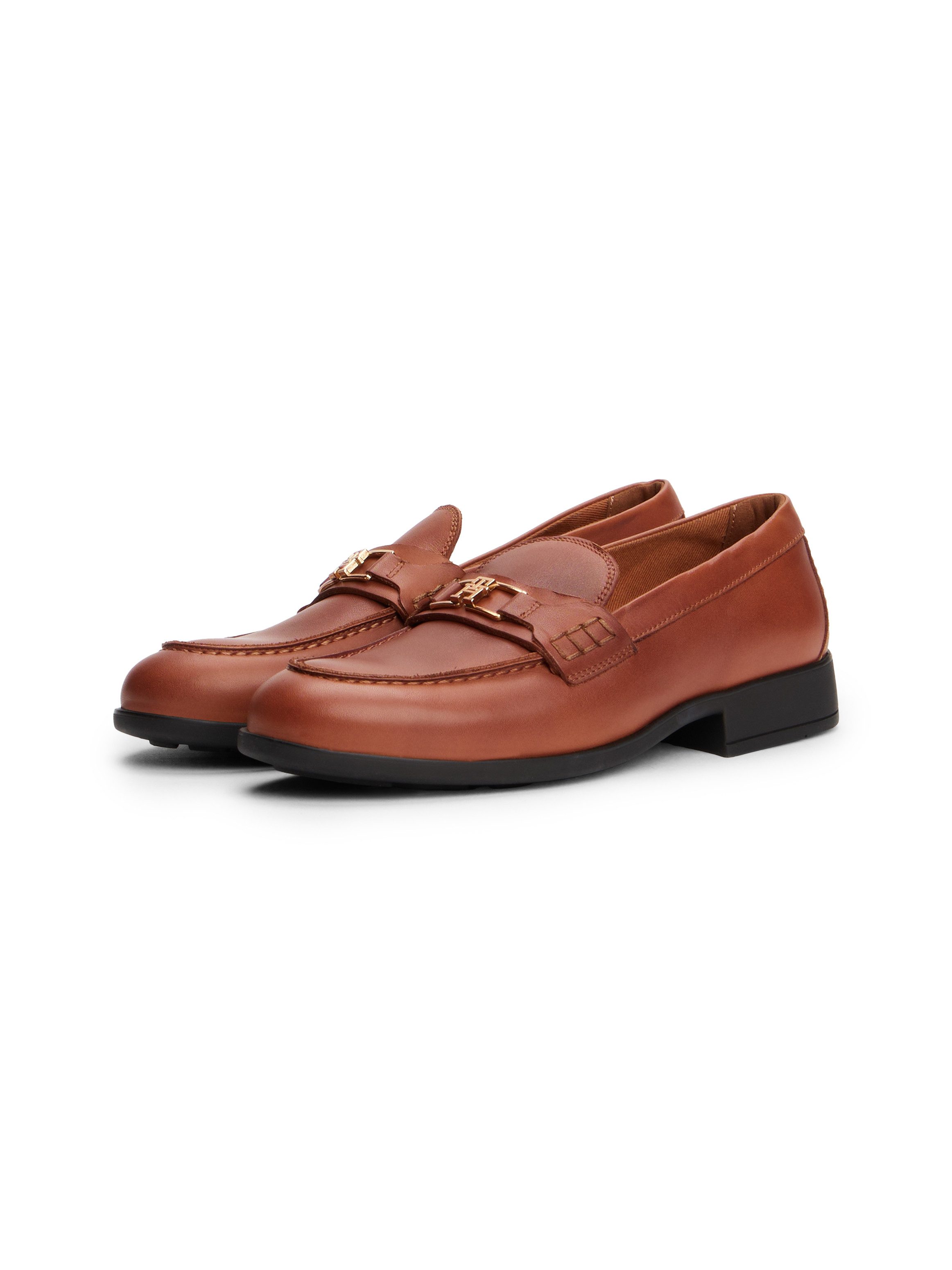 Tommy Hilfiger TH LOGO LEATHER LOAFER günstig online kaufen