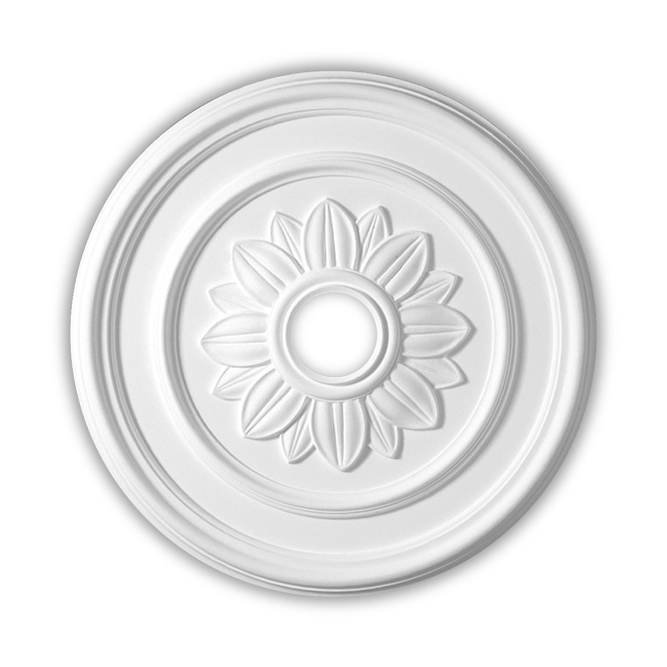 Homestar Decken-Rosette "Flora" Ø = 52 cm, perfekte Akzente für Ihre Wohnräume