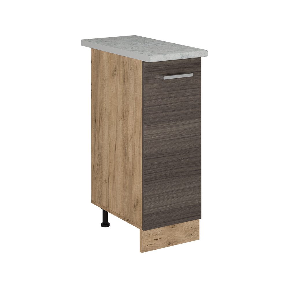 Vicco Apothekerschrank R-Line, Edelgrau/Goldkraft Eiche, 30 günstig online kaufen