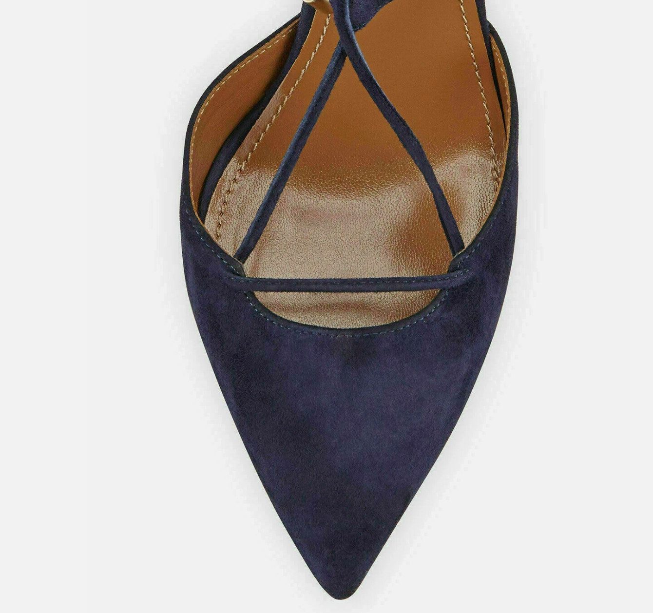 Aquazzura Firenz Belgravia 75 Lace-Up Pumps Veloursleder Schuhe Heels High-Heel-Pumps In Italien gefertigt.Premiumqualität & exzellente Verarbeitung