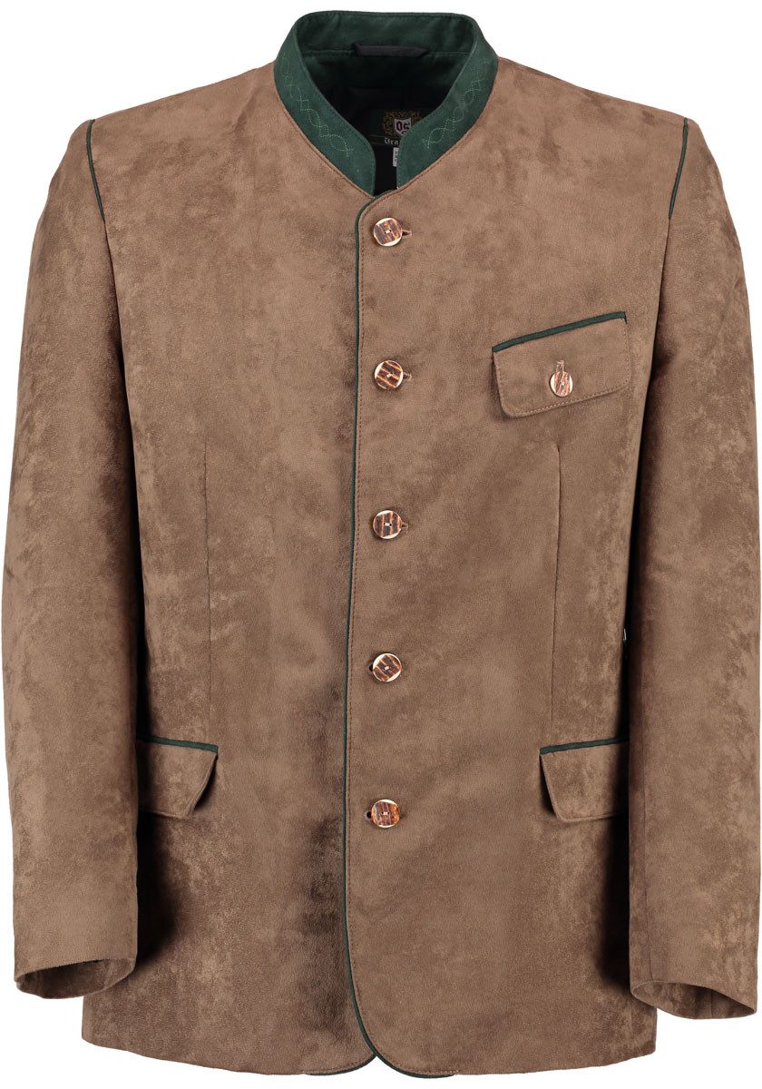 OS Trachten Trachtenjanker Wumgake Trachtensakko mit 3 Pattentaschen, Stick günstig online kaufen